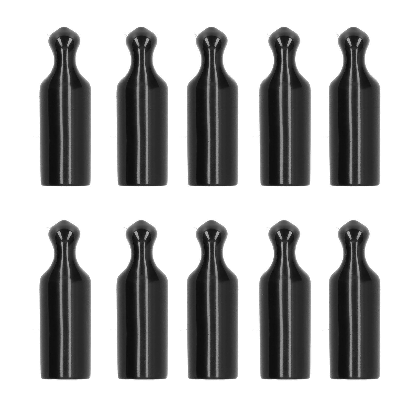 10Pcs Beer Tap Cap Rubber Covers Accessory for Beer Barrel Draft Beer Faucet Black view 5