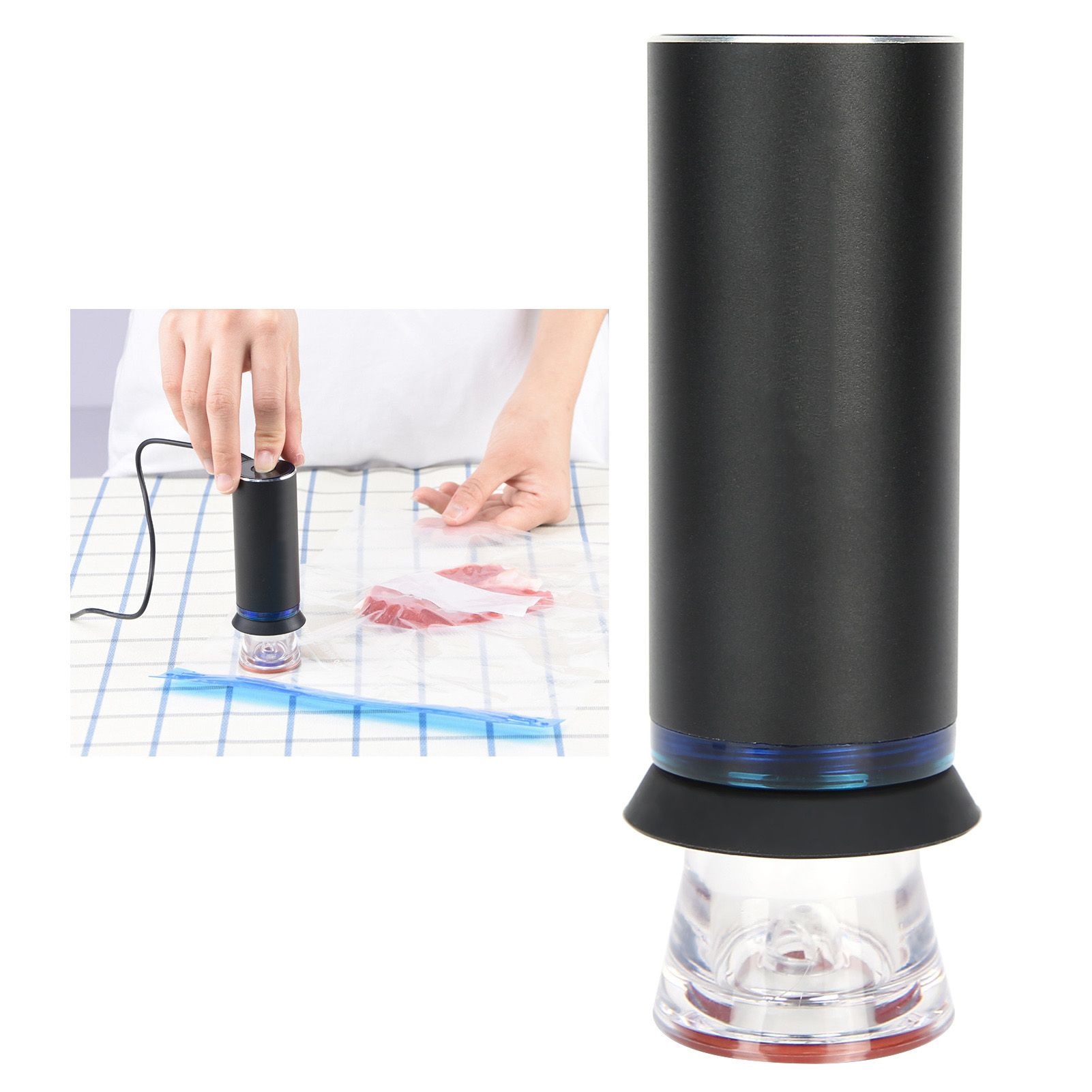 Electric Vacuum Sealer Storage Air Pump for Home Travelling Food Vacuum view 10