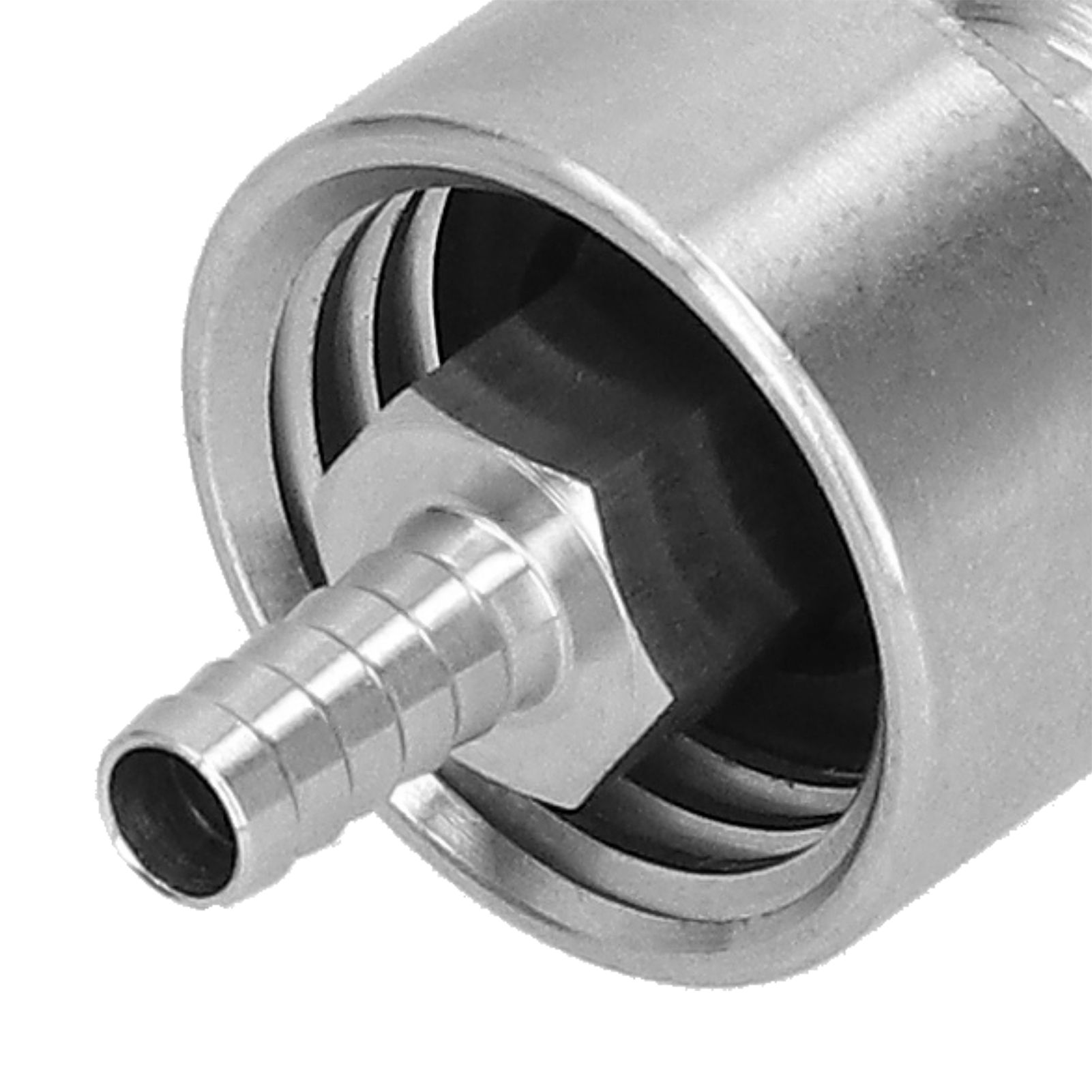 Stainless Steel Carbonation Cap with 5/16in Barb Ball Lock Type Fit Soft PET view 12