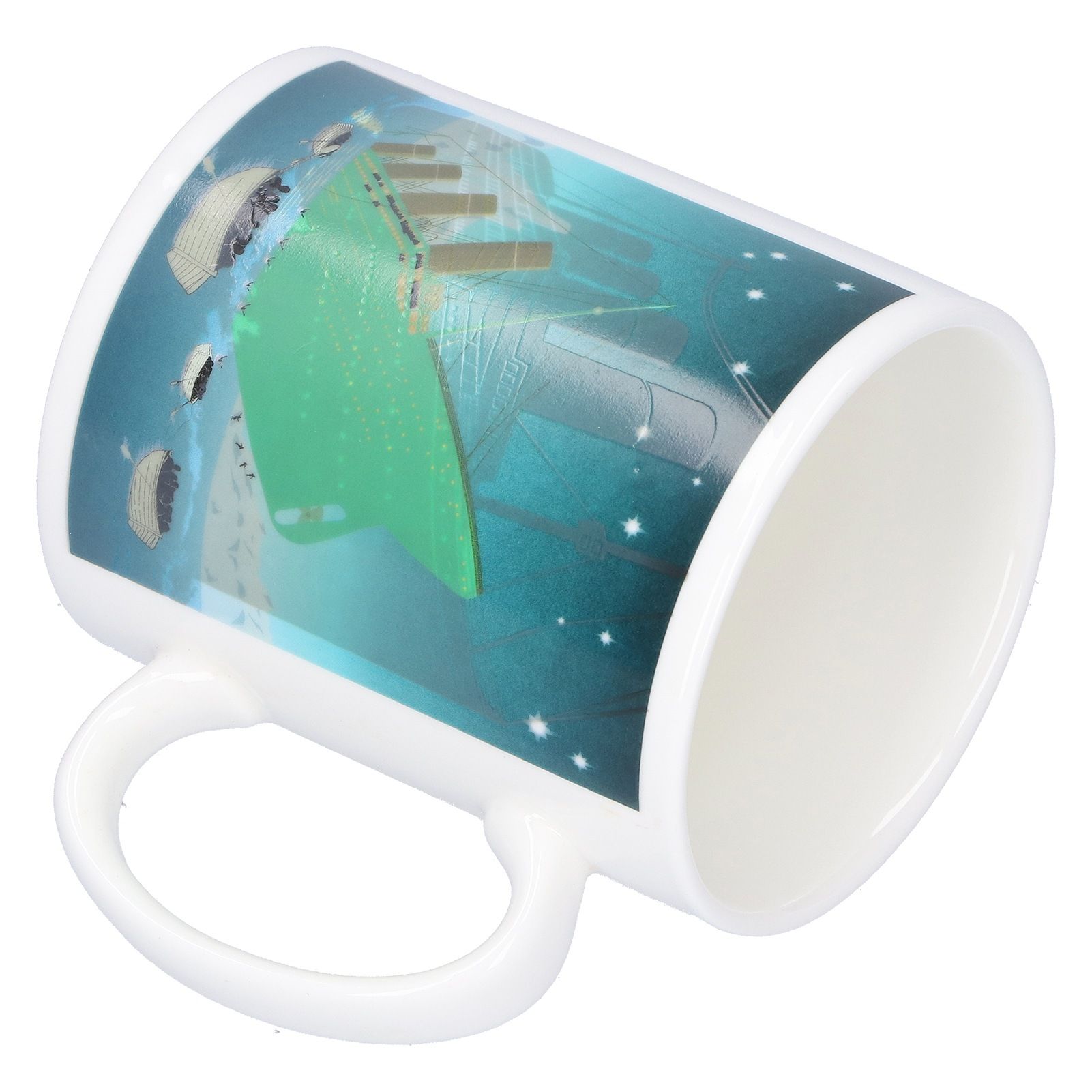 Ceramic Coffee Mug Heat‑Sensitive Color Changing Cup Hot Tea Milk Drinkware view 7