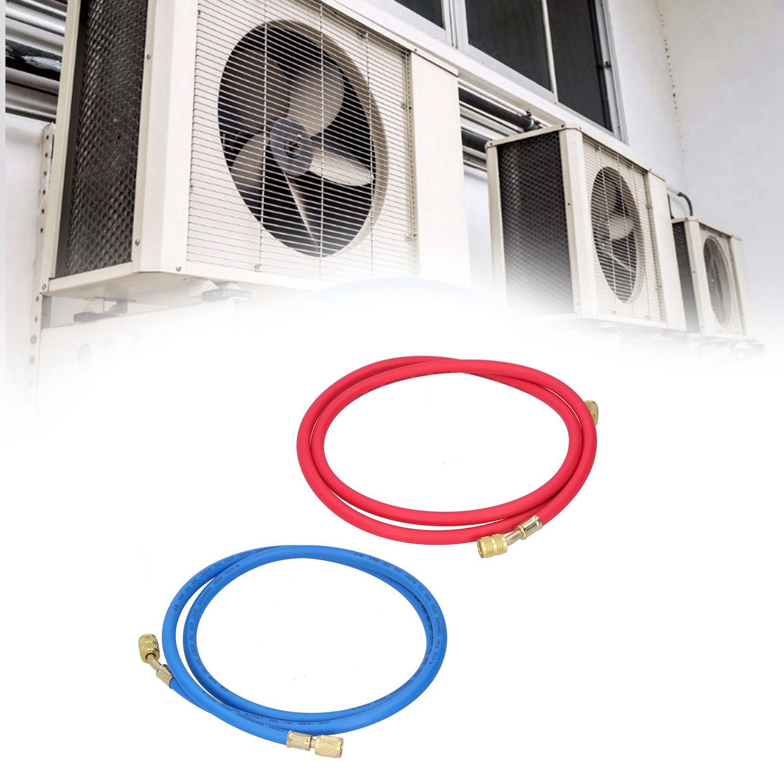 Refrigerant Charging Hose Fluoride Adding Tube Car Air Conditioning Repair view 10