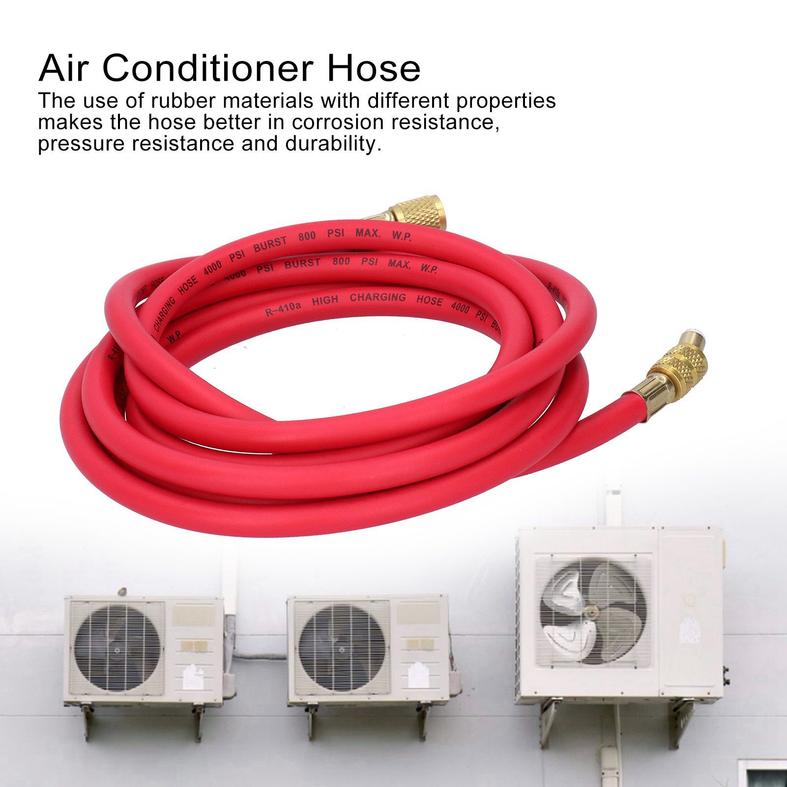 Refrigerant Charging Hose Fluoride Adding Tube Car Air Conditioning Repair view 12