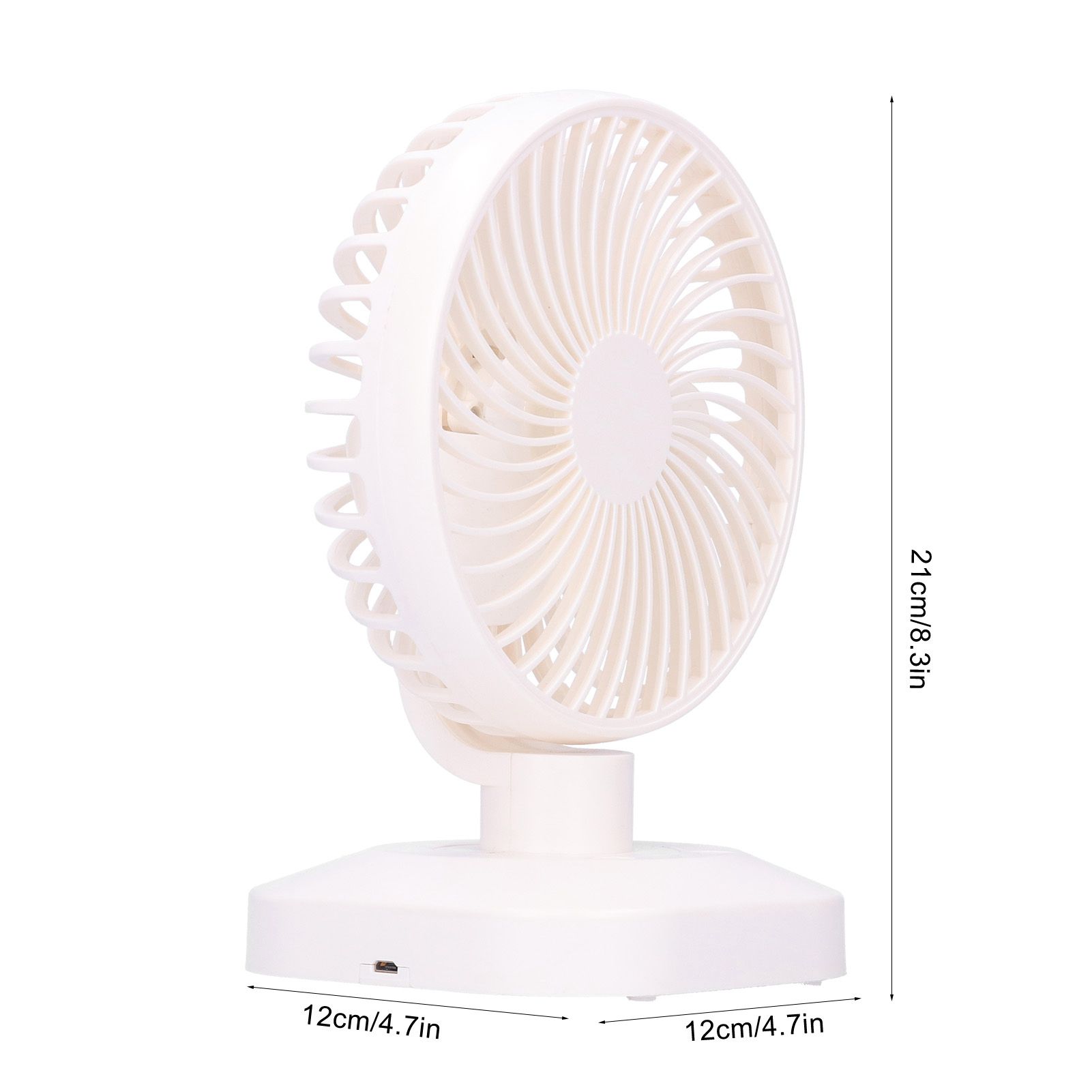 Table Fan Adjustable Portable Mini Fan 3‑Speeds Desktop Fan for Office Home view 13