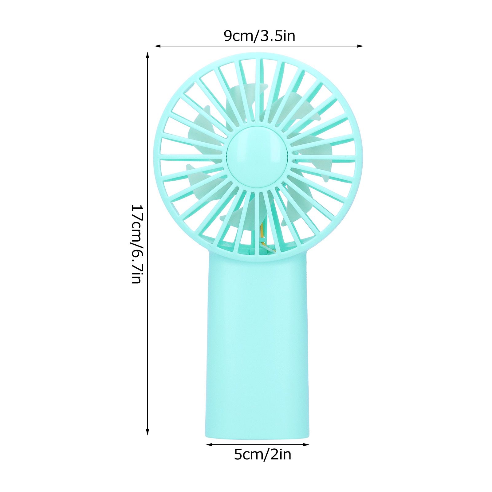 Mini Handheld Fan Desktop Portable USB Rechargeable Fan for Home Office with view 11