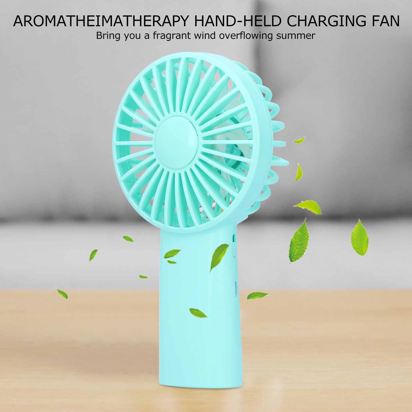 Mini Handheld Fan Desktop Portable USB Rechargeable Fan for Home Office with view 13