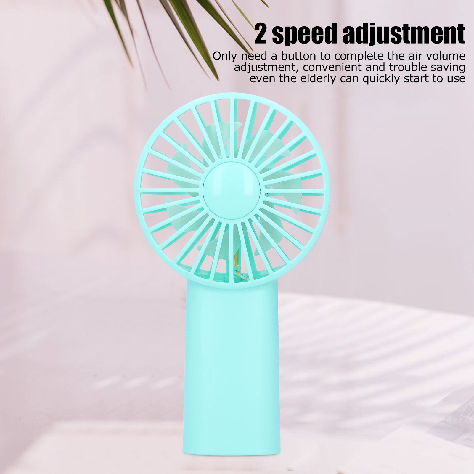 Mini Handheld Fan Desktop Portable USB Rechargeable Fan for Home Office with view 14