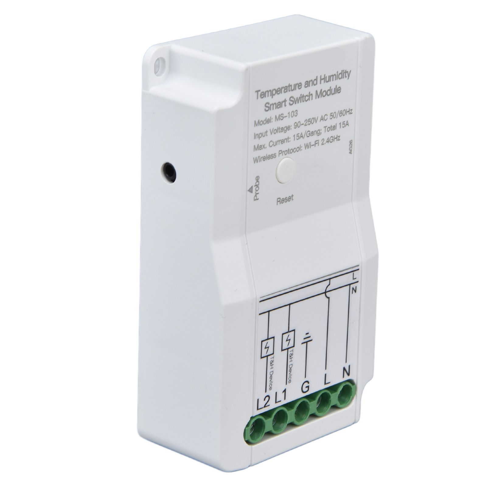 WiFi Temperature Humidity Switch Module Dual Relay Output with Temperature view 6