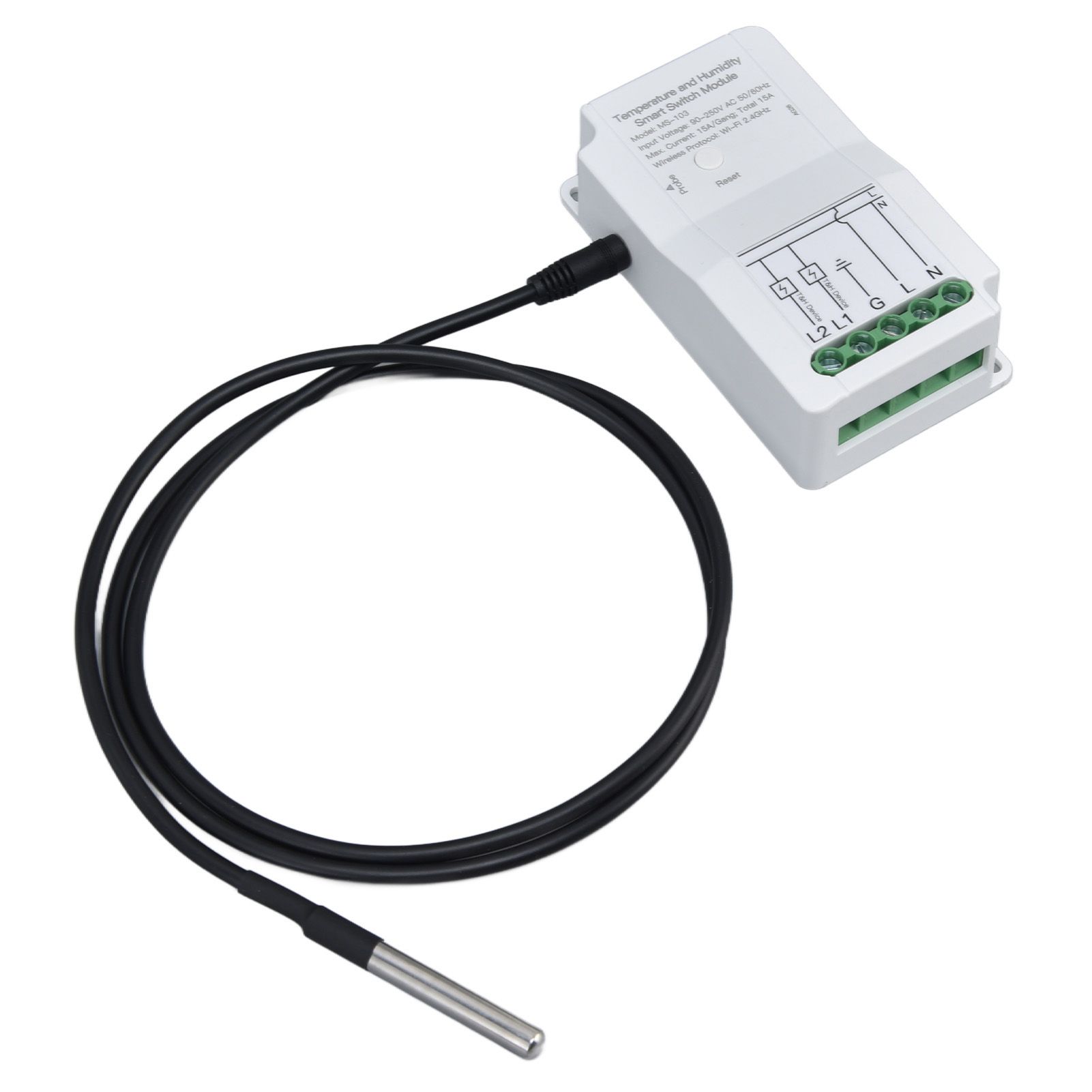 WiFi Temperature Humidity Switch Module Dual Relay Output with Temperature view 7