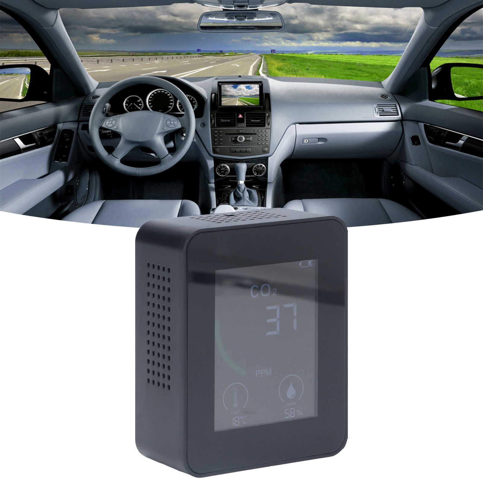 Bluetooth Carbon Dioxide Air Quality Monitor TVOC Tester 60 Day Data Storage view 11