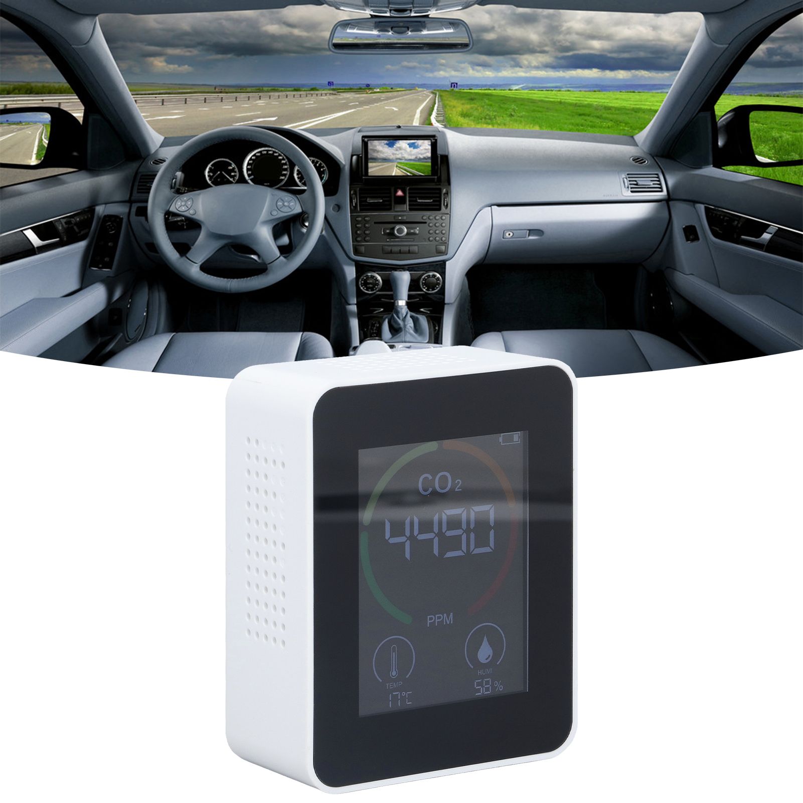 Bluetooth Carbon Dioxide Air Quality Monitor TVOC Tester 60 Day Data Storage view 11