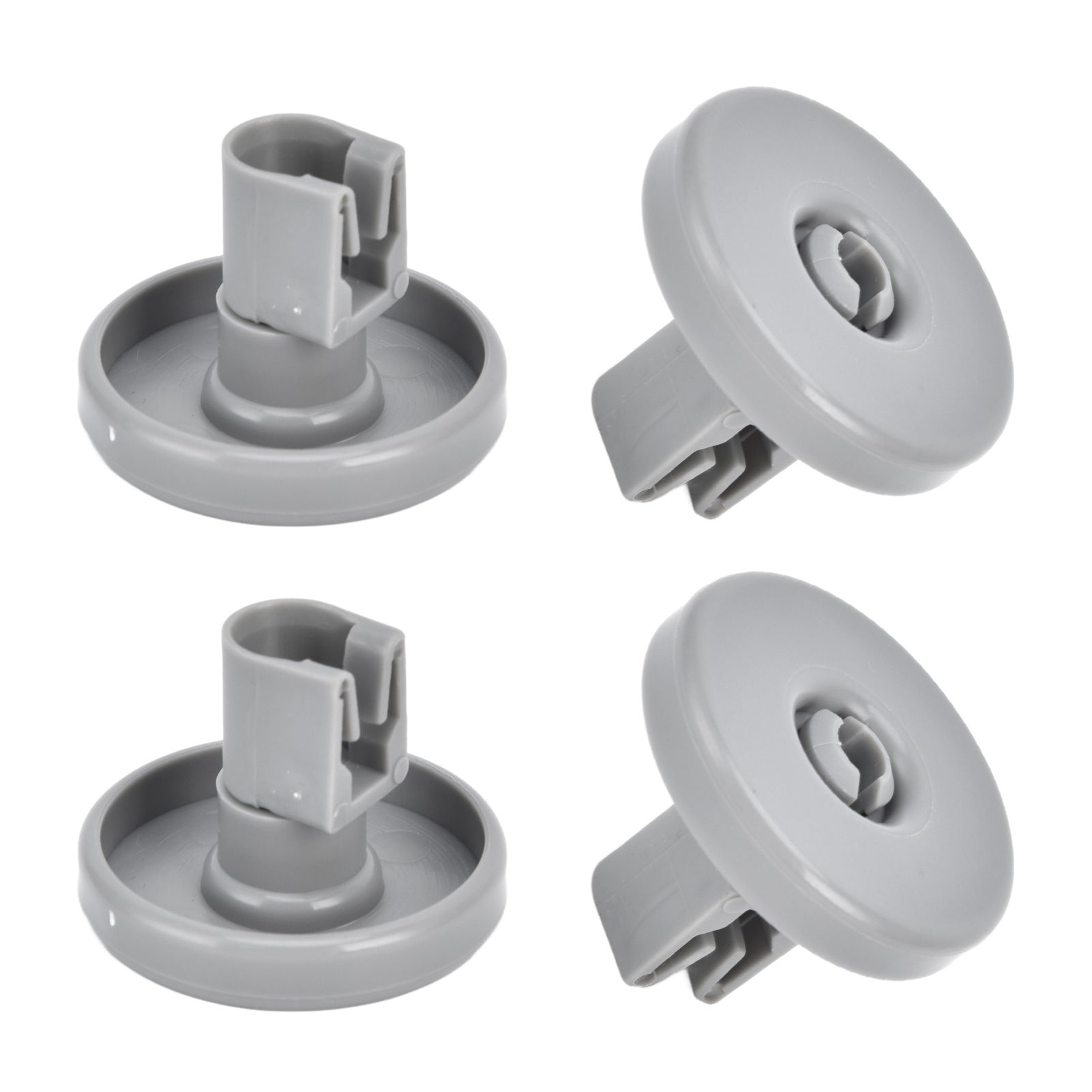 4PCS 40mm Dishwasher Wheel Replacement PP Dishwasher Lower Rack Wheel for AEG
