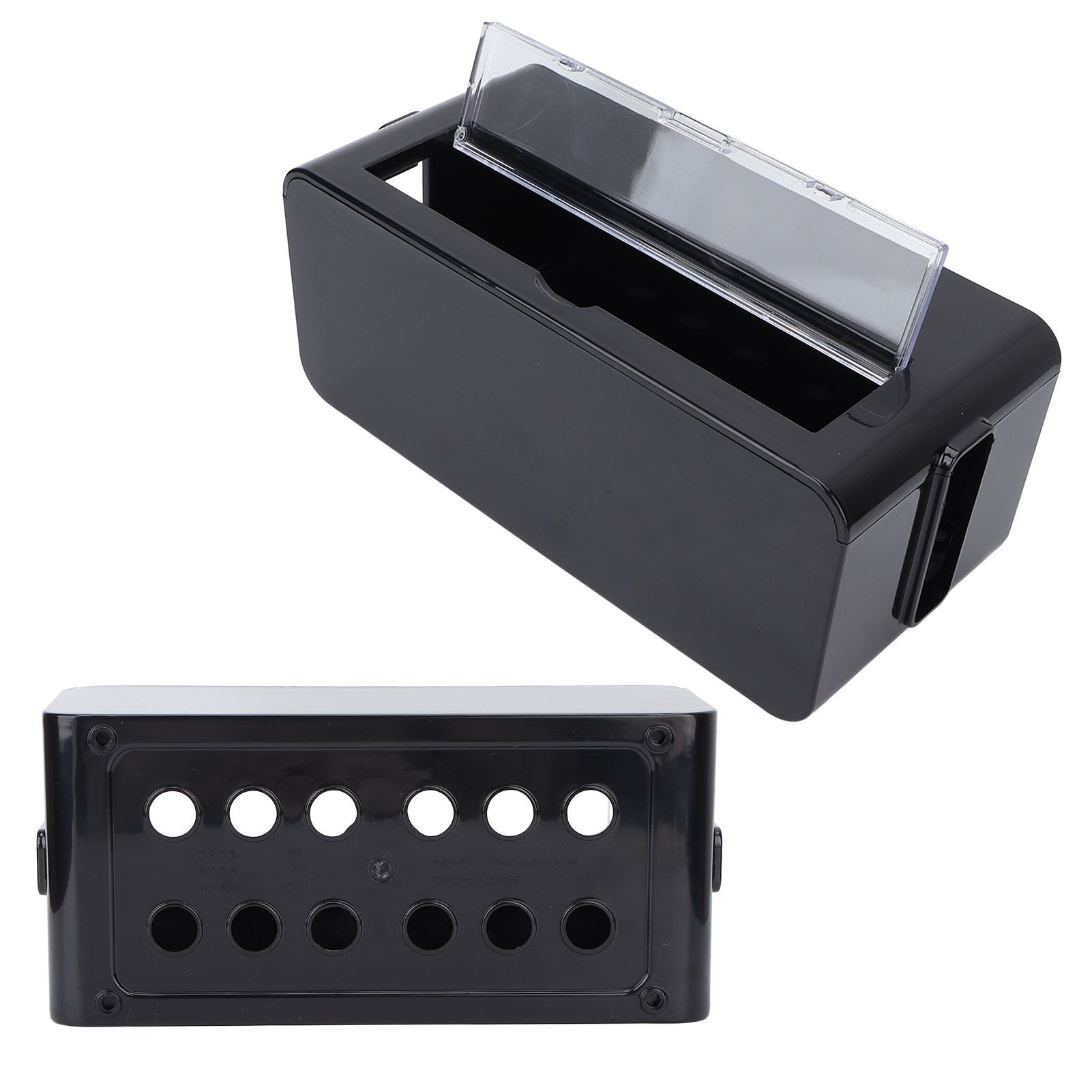 Power Socket Storage Box Safe Dustproof Socket Wire Organizer Plastic Box for view 8