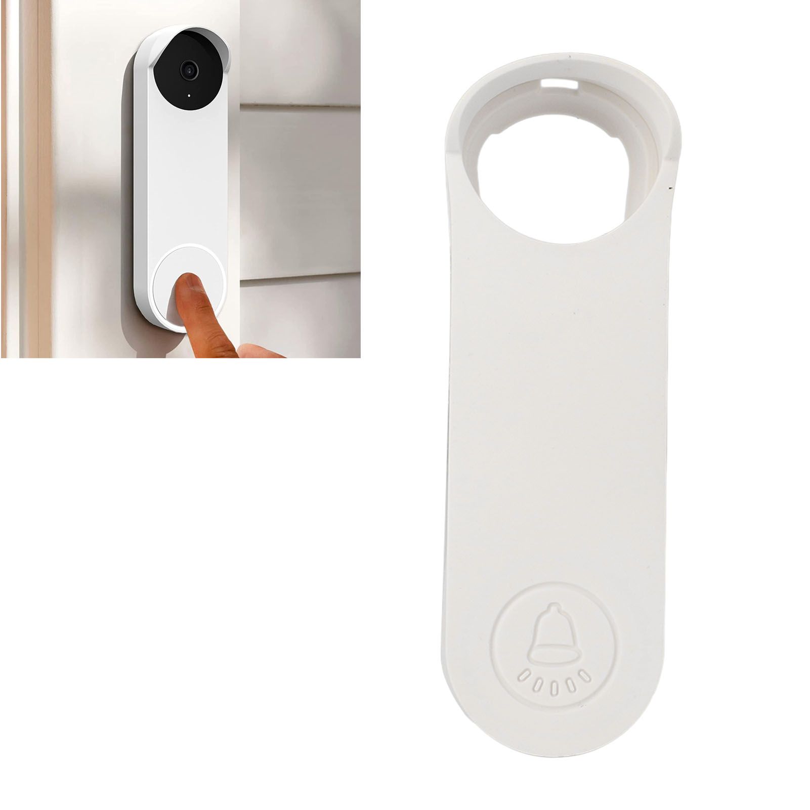 Doorbell Silicone Case for GoogleNest Doorbell Protective Cover Dustproof view 11