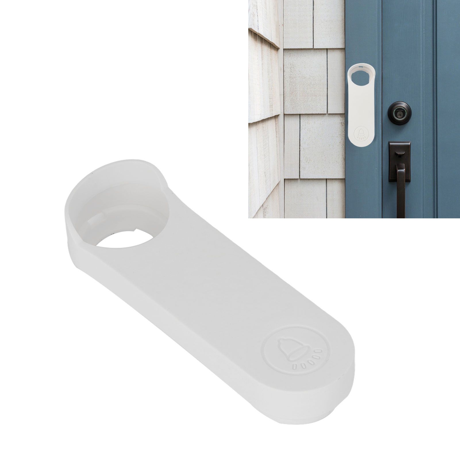 Doorbell Silicone Case for GoogleNest Doorbell Protective Cover Dustproof view 12