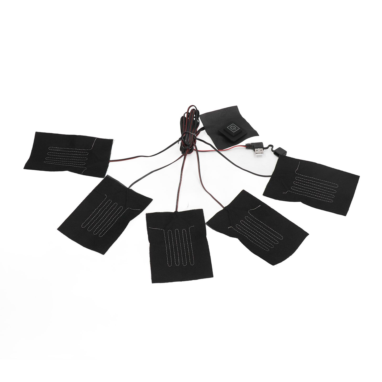 5 in 1 Electric Vest Cloth Heat Pad 3 Gears Temperature Adjustable USB Heating view 3
