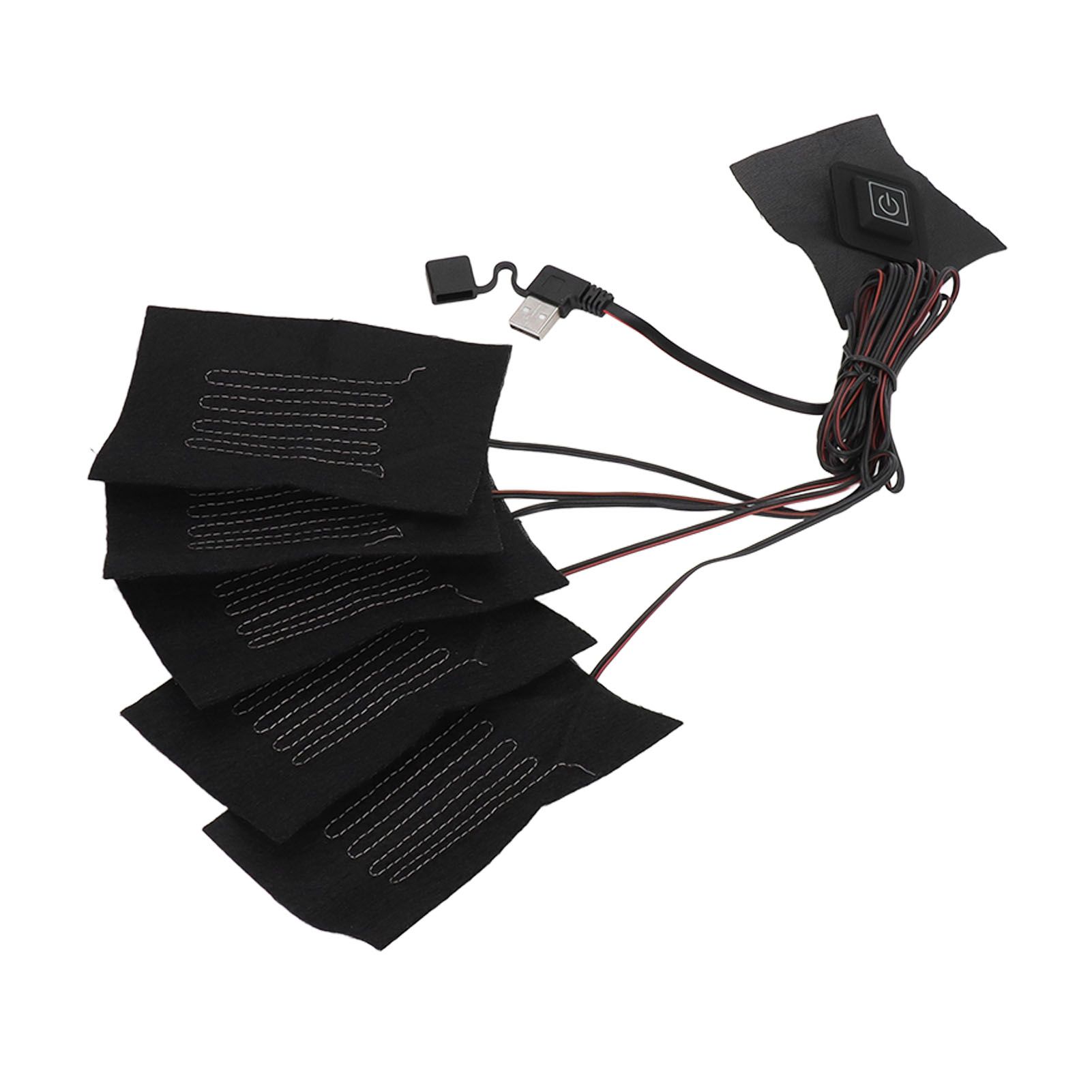 5 in 1 Electric Vest Cloth Heat Pad 3 Gears Temperature Adjustable USB Heating view 8