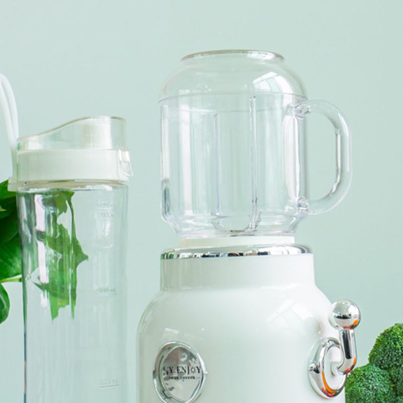 Mini Blender with Double Cup Retro Shake and Ice Crush Maker Countertop Juice view 3