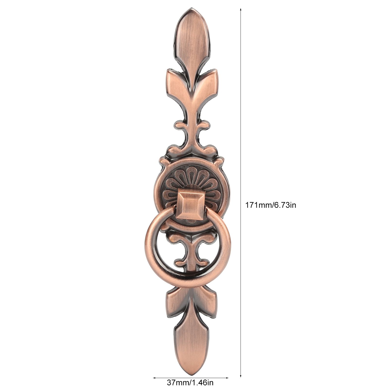 2 Sets Ring Pull Round Single Hole Handles Knob for Kitchen Cabinet Cupboard view 14