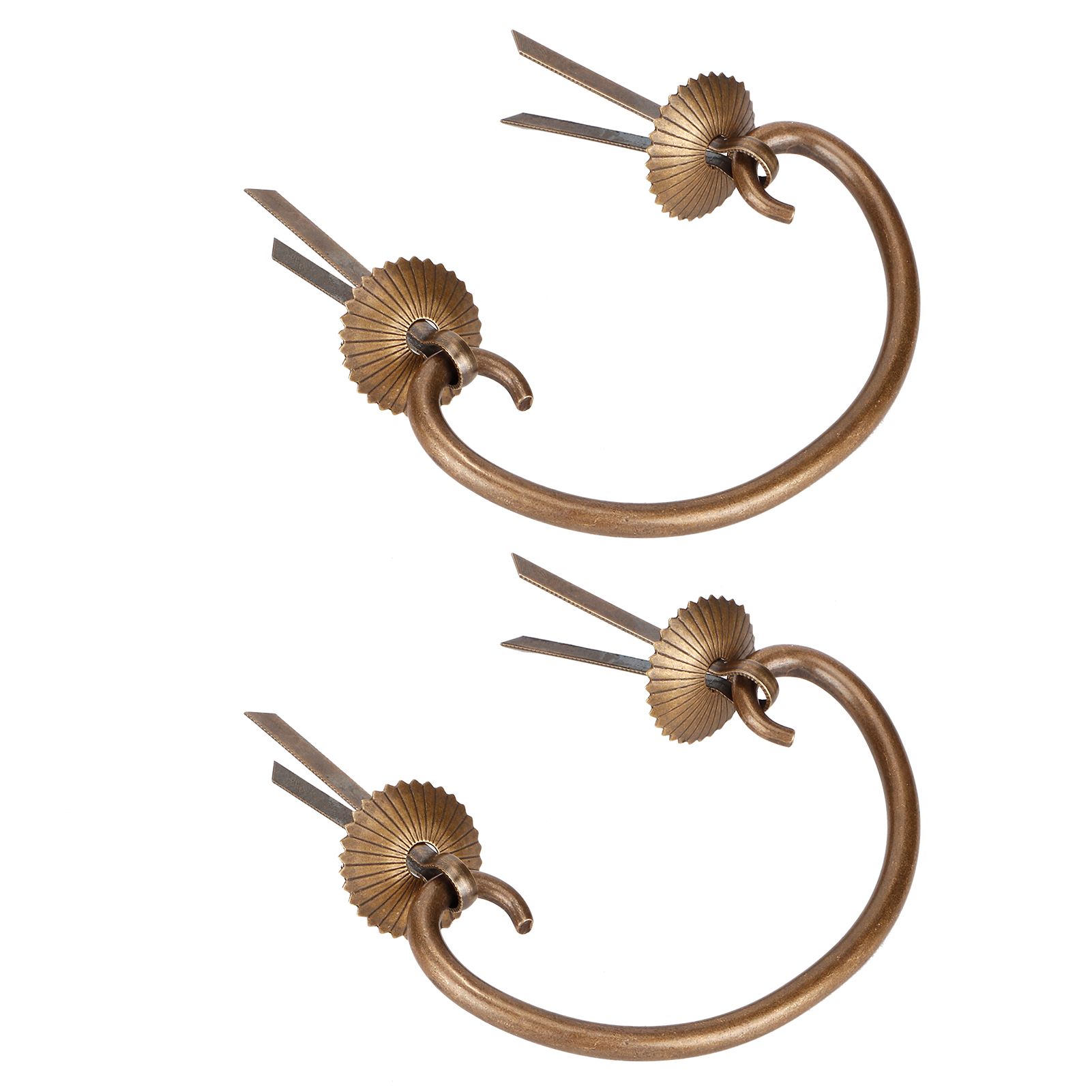 2 Set Drawer Drawer Pulls Chinese Style Antique Copper Handle Cabinet Hardware view 8