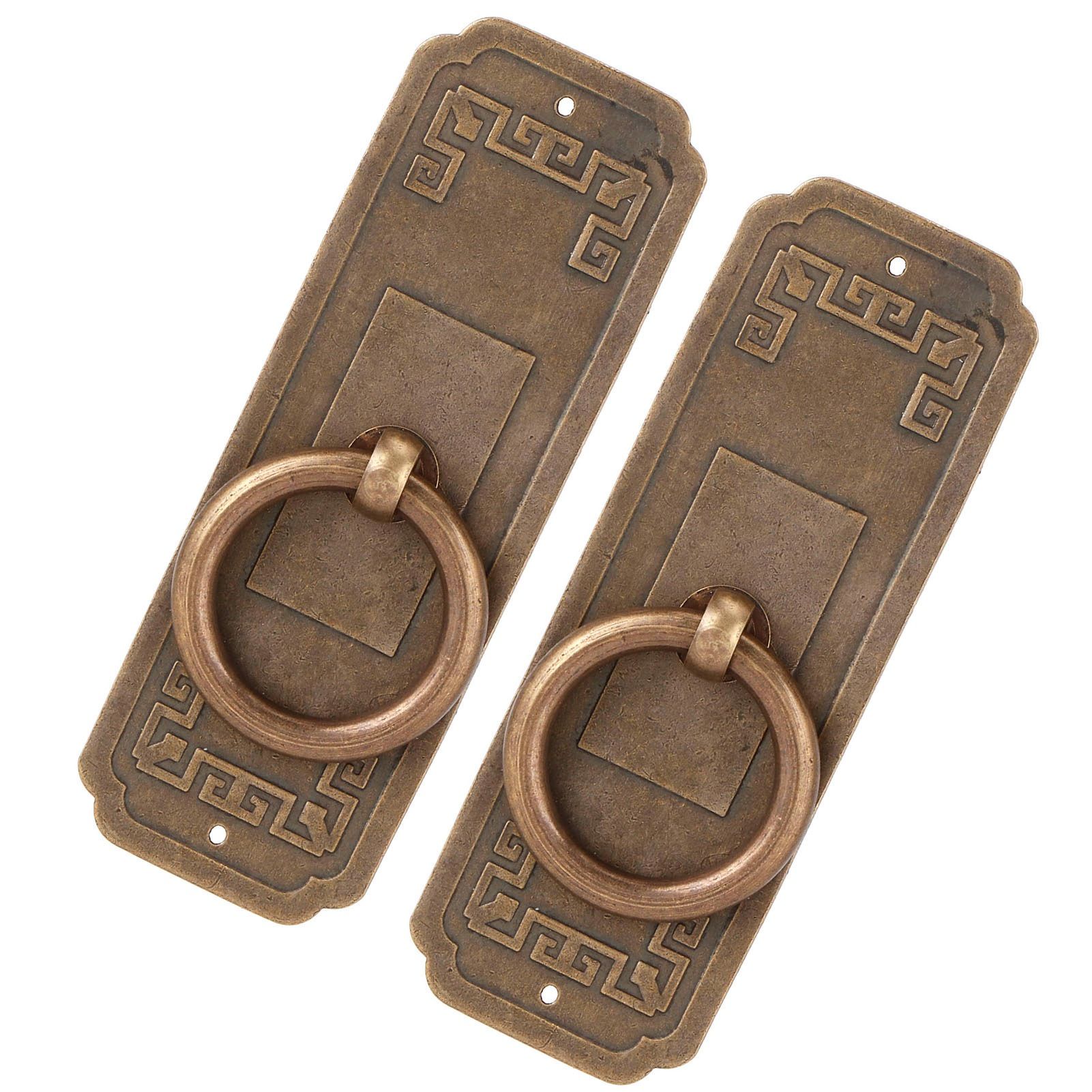 2 Sets Chinese Style Handle Single Hole Door Pull Knobs for Kitchen Cabinet view 3