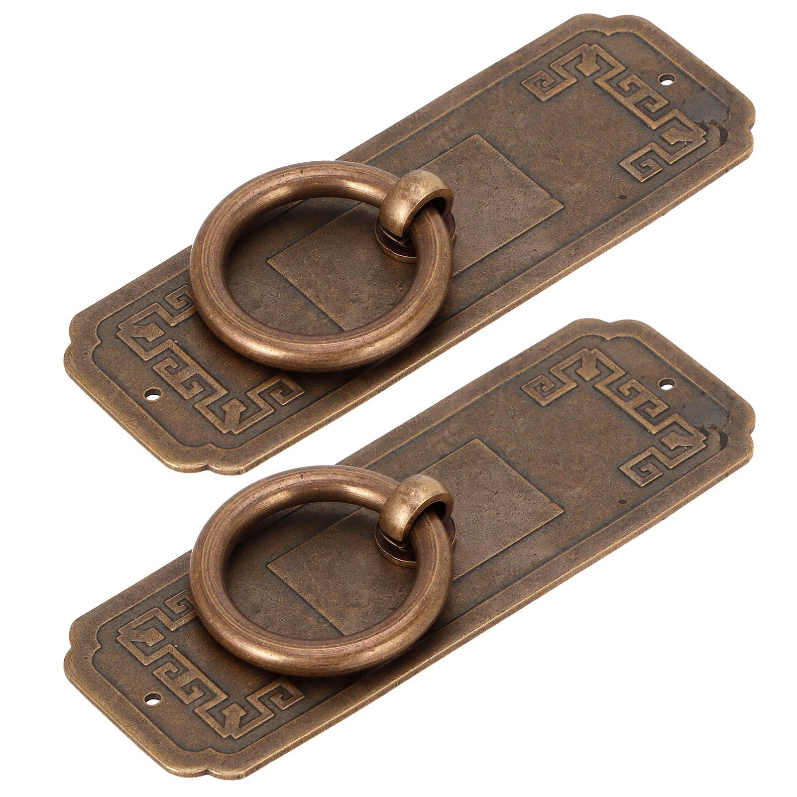 2 Sets Chinese Style Handle Single Hole Door Pull Knobs for Kitchen Cabinet view 4
