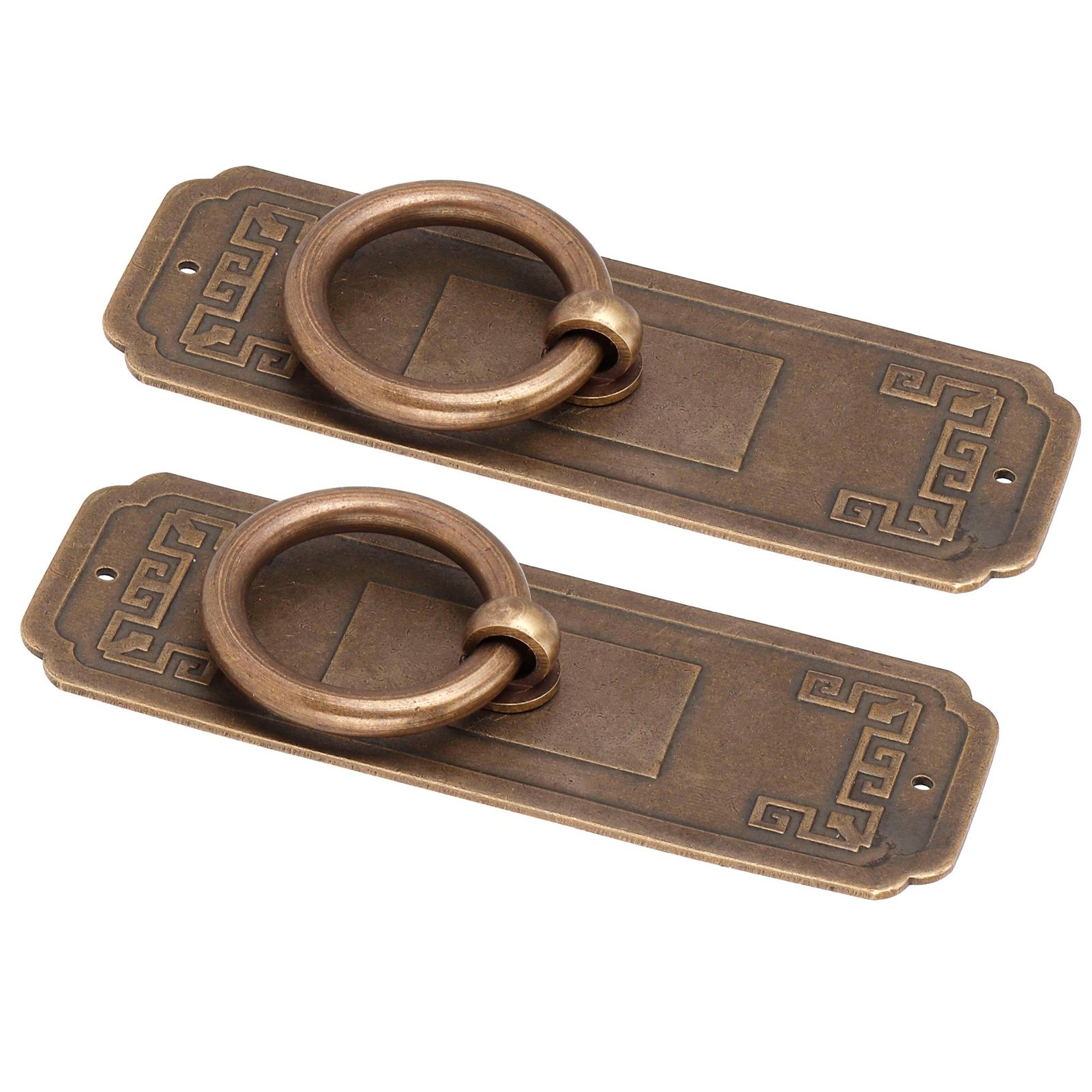 2 Sets Chinese Style Handle Single Hole Door Pull Knobs for Kitchen Cabinet view 5