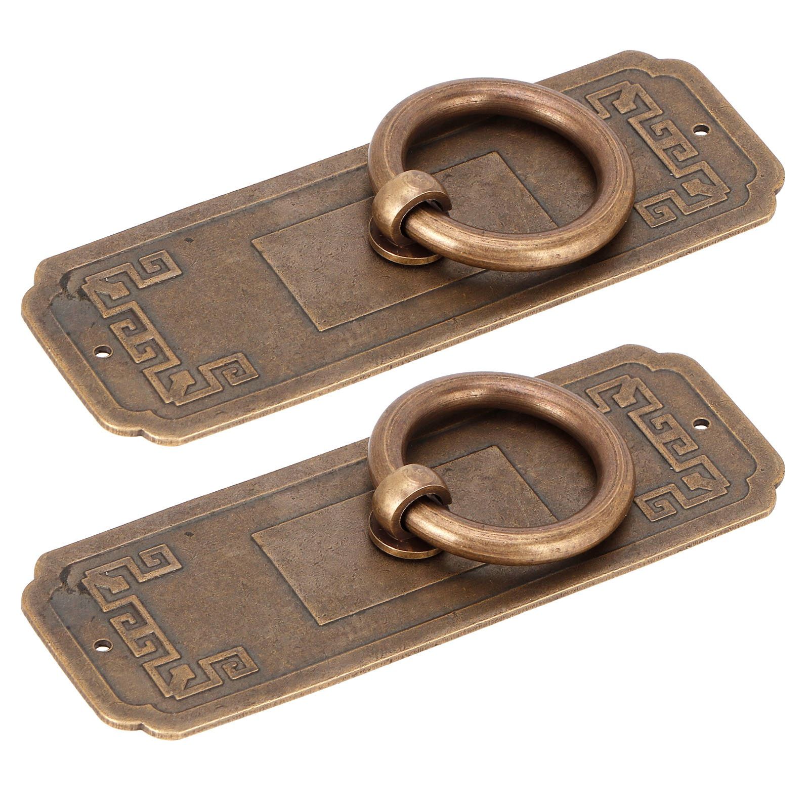 2 Sets Chinese Style Handle Single Hole Door Pull Knobs for Kitchen Cabinet view 7