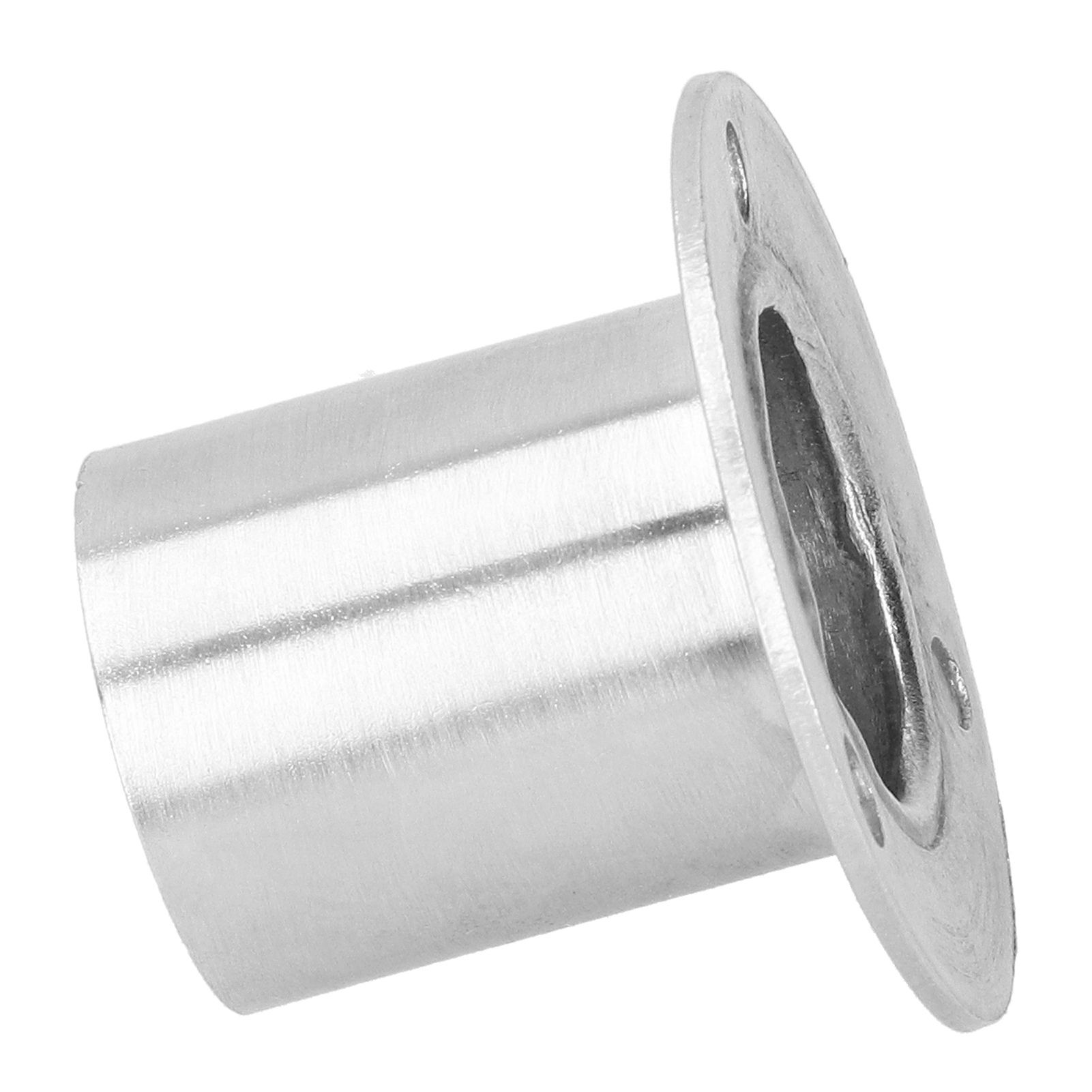 10Set Flanged Holder Base Thicken Stainless Steel Closet Rod Tube Bracket view 13