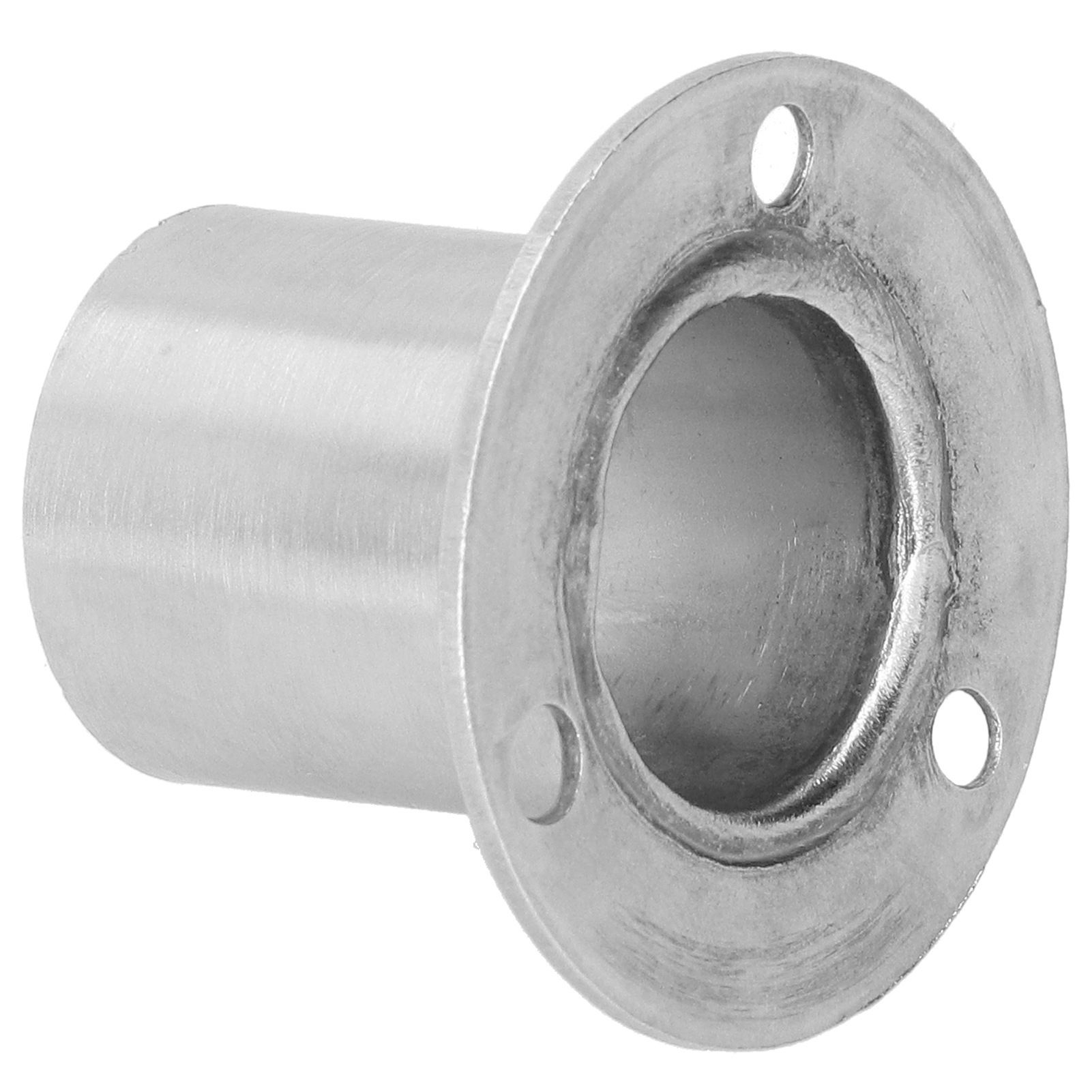 10Set Flanged Holder Base Thicken Stainless Steel Closet Rod Tube Bracket view 14