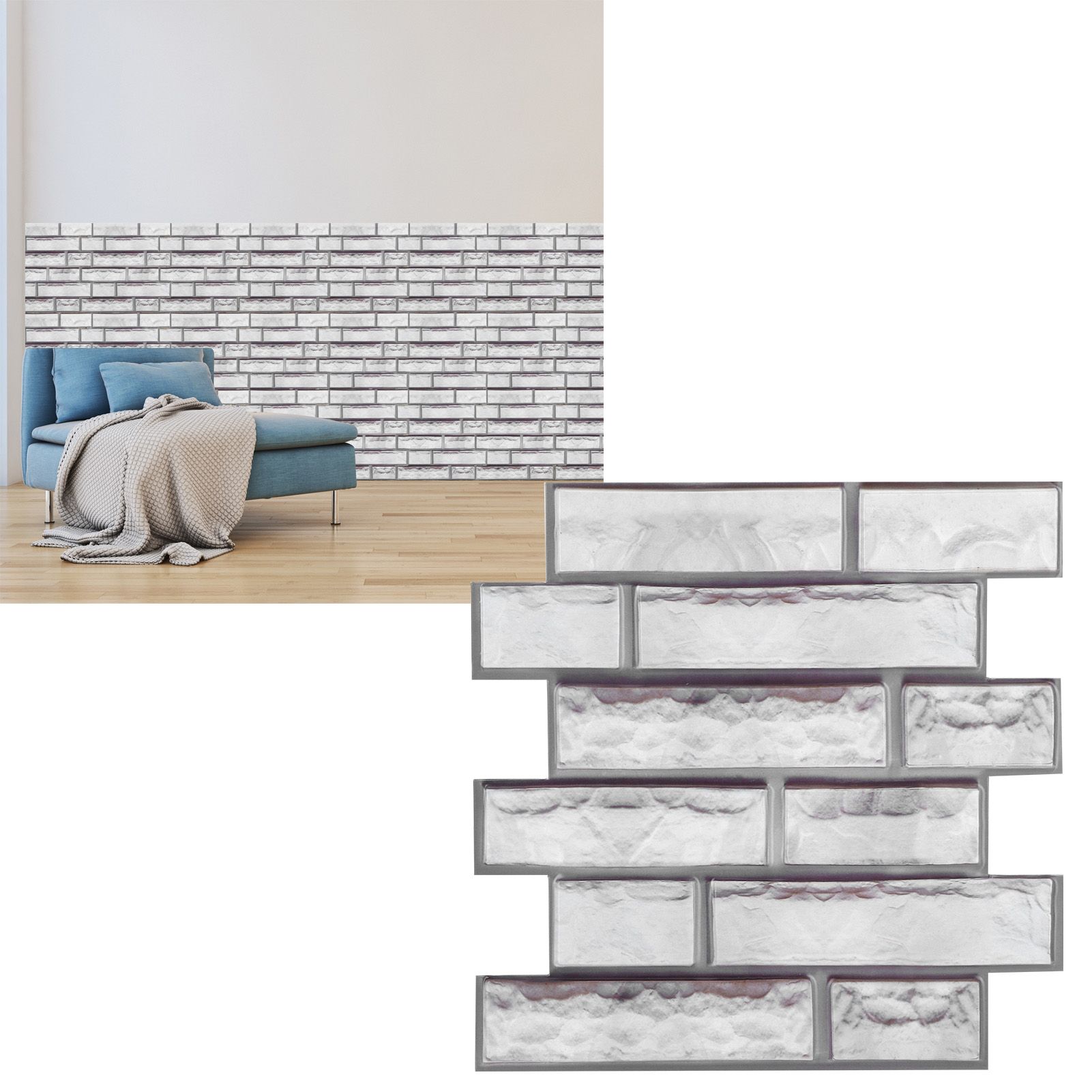 3D Waterproof Wall Stickers SelfAdhesive Tile Decal Background Kitchen view 9