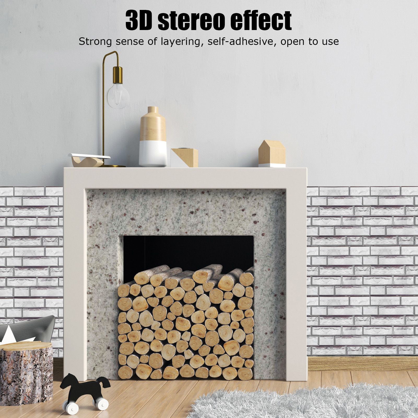 3D Waterproof Wall Stickers SelfAdhesive Tile Decal Background Kitchen view 15