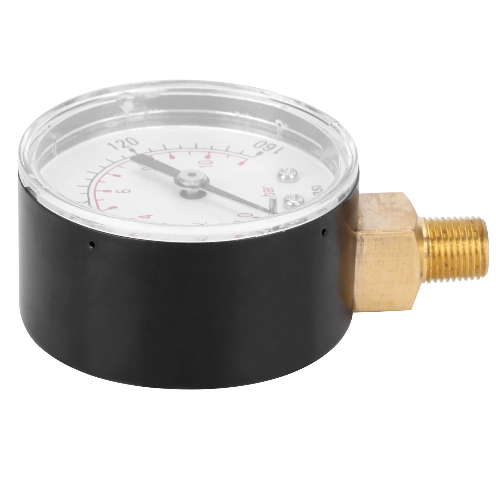 0-160psi 0-11bar Vacuum Pressure Gauge Manometer with Dual Scale for Water Oil view 4