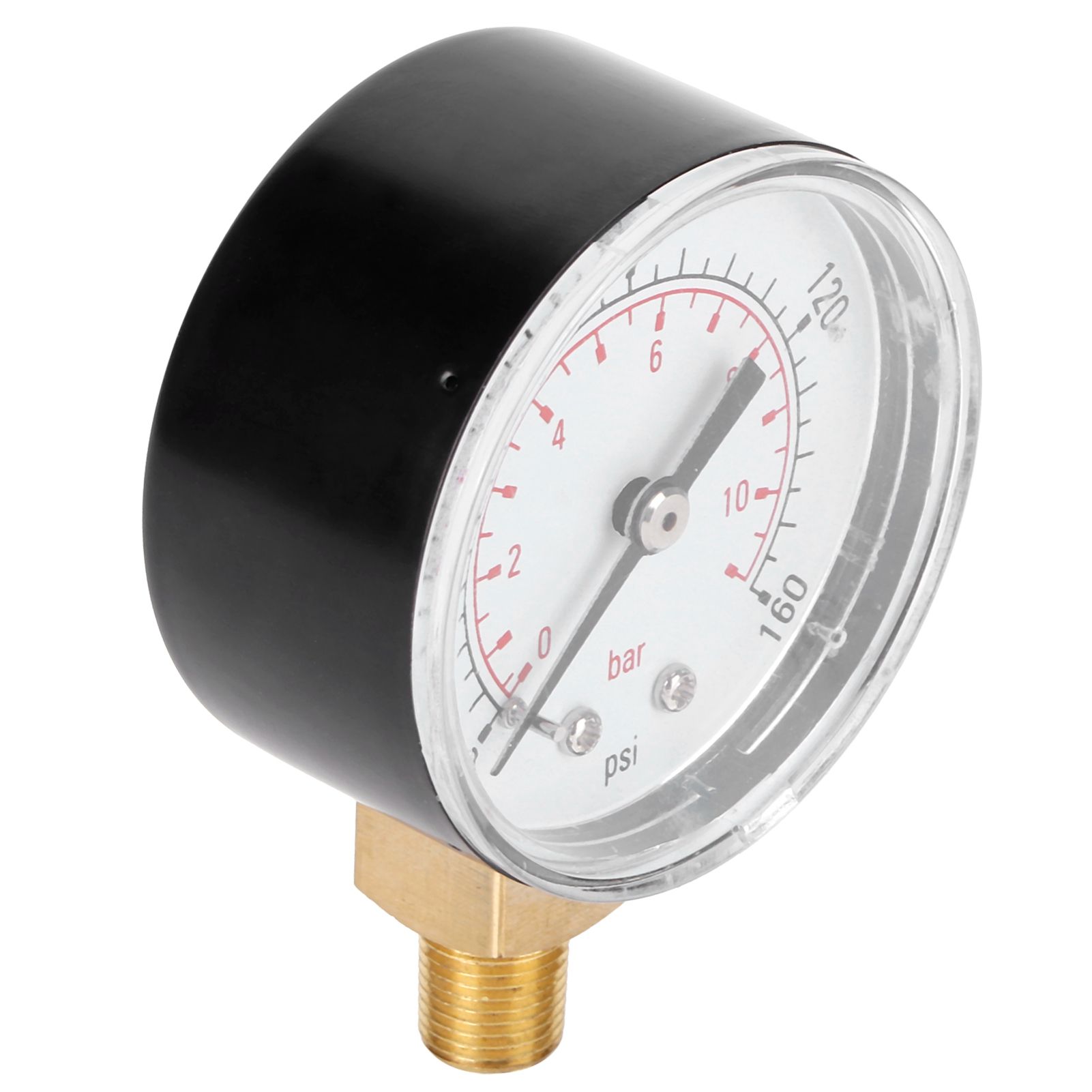 0-160psi 0-11bar Vacuum Pressure Gauge Manometer with Dual Scale for Water Oil view 6