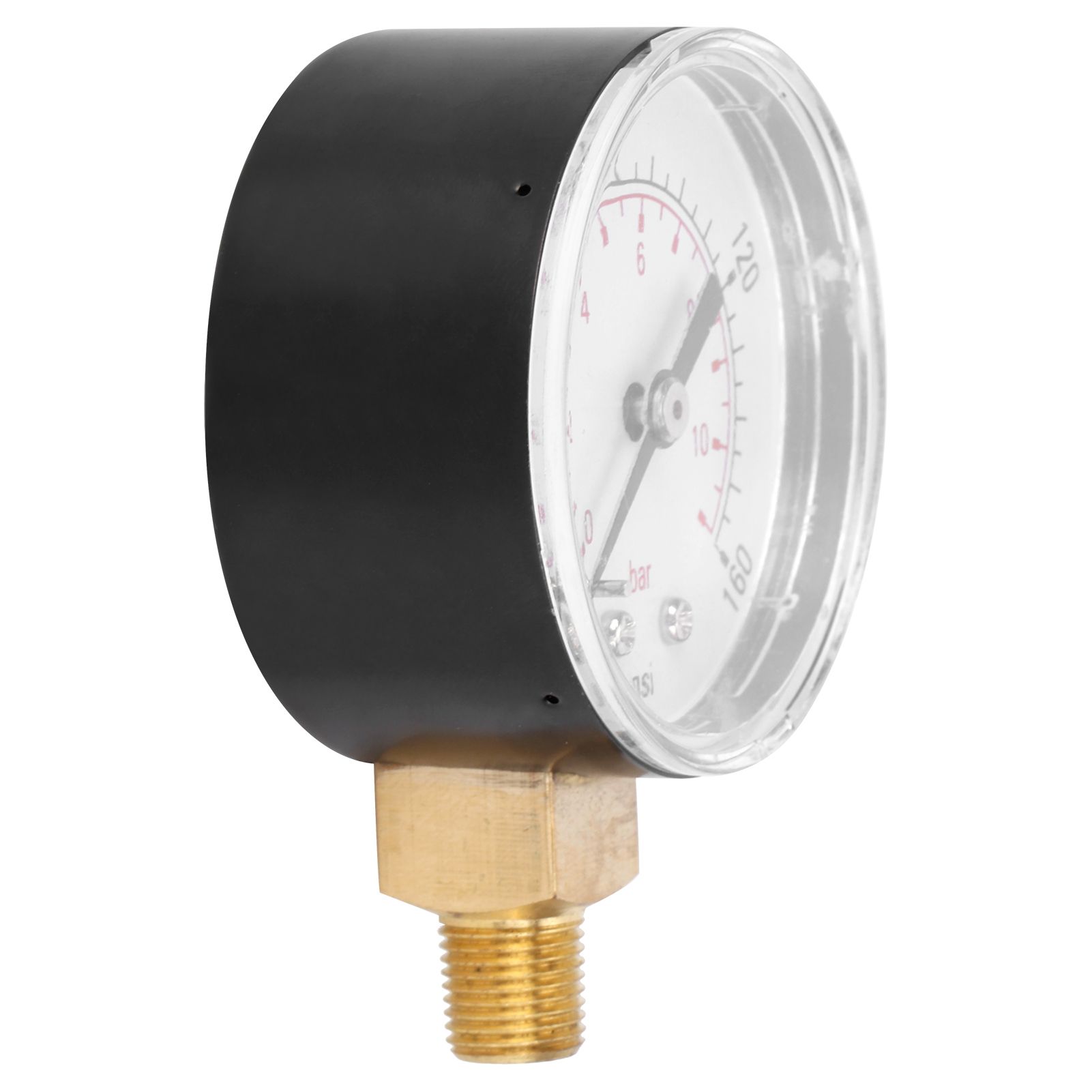 0-160psi 0-11bar Vacuum Pressure Gauge Manometer with Dual Scale for Water Oil view 7