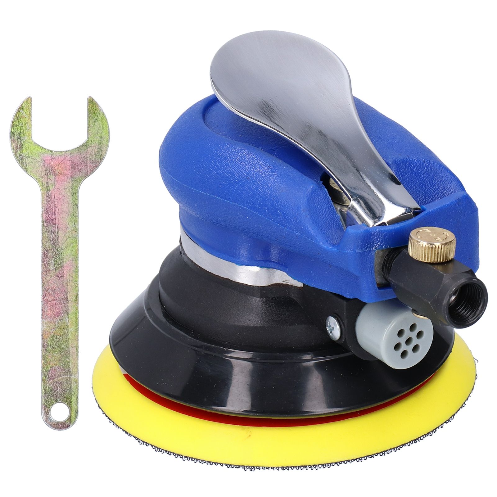 Air Sander Adjustable Pneumatic Circular Grinder Polishing Burnish Machine