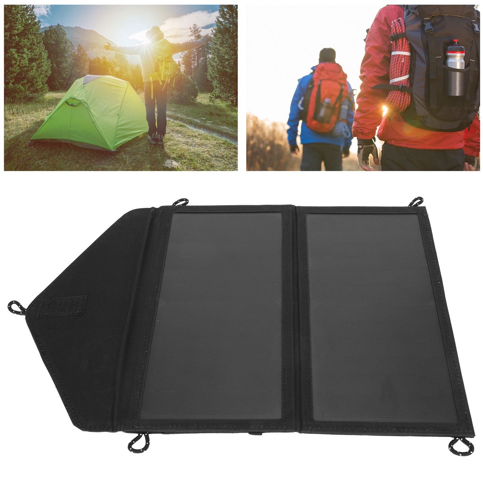 20W Foldable Solar Panel Bag USB Portable Emergency Solar Charging Bag view 10