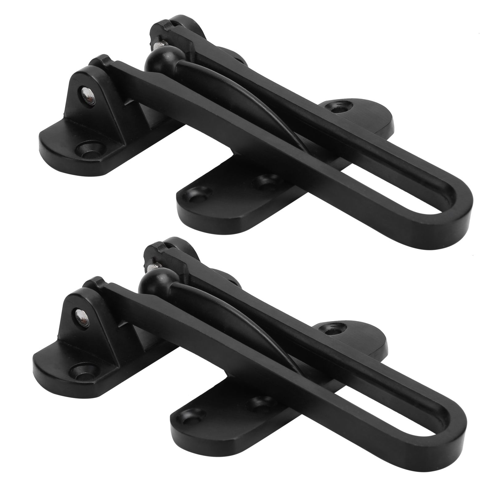 2Set Aluminum Alloy Antitheft Door Buckle Safety Chain Atype Bolt Anti Lock view 2