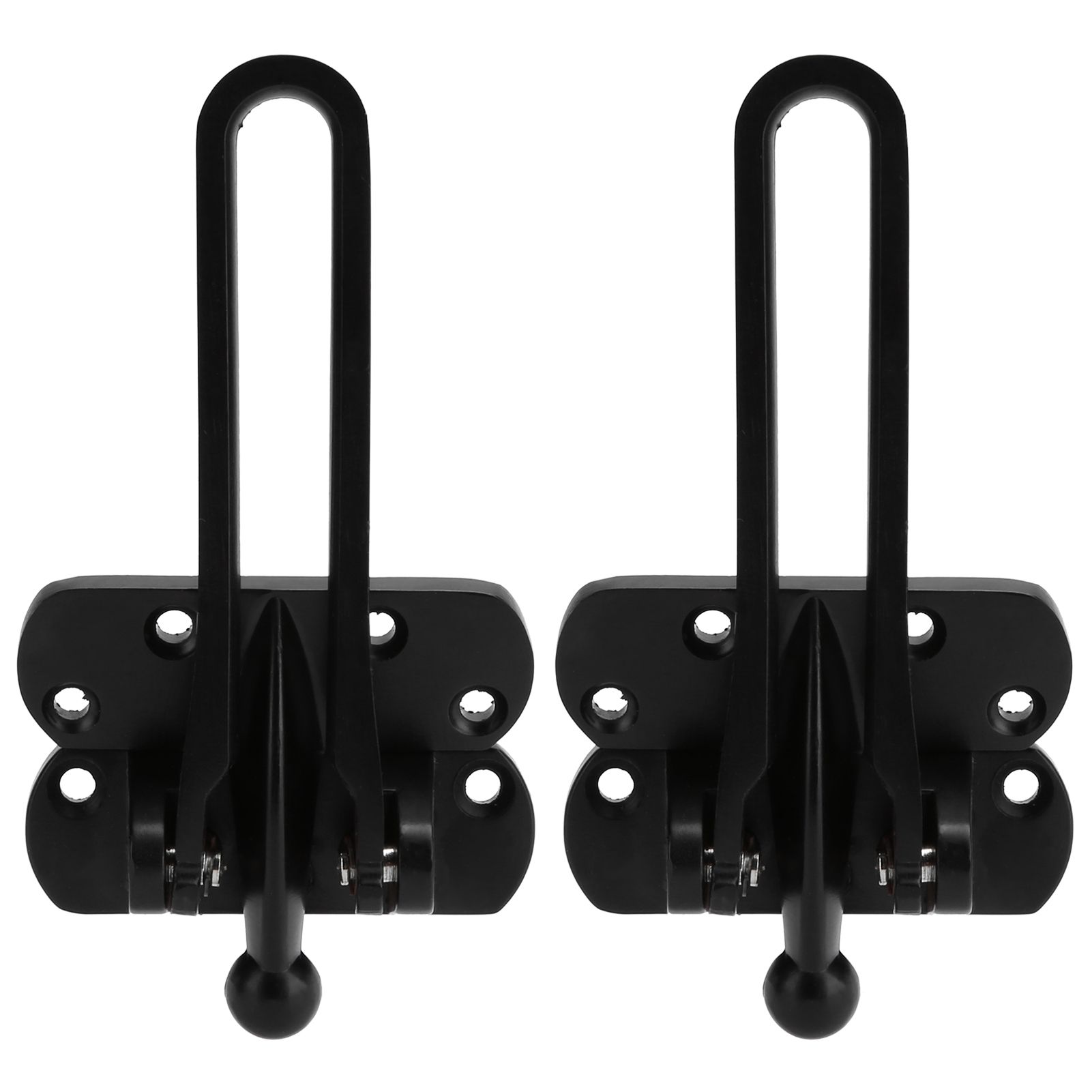 2Set Aluminum Alloy Antitheft Door Buckle Safety Chain Atype Bolt Anti Lock view 3