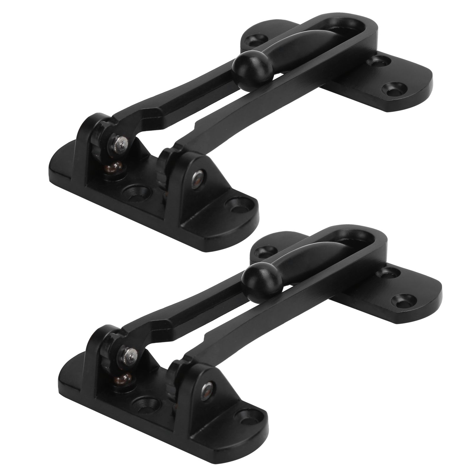 2Set Aluminum Alloy Antitheft Door Buckle Safety Chain Atype Bolt Anti Lock view 4