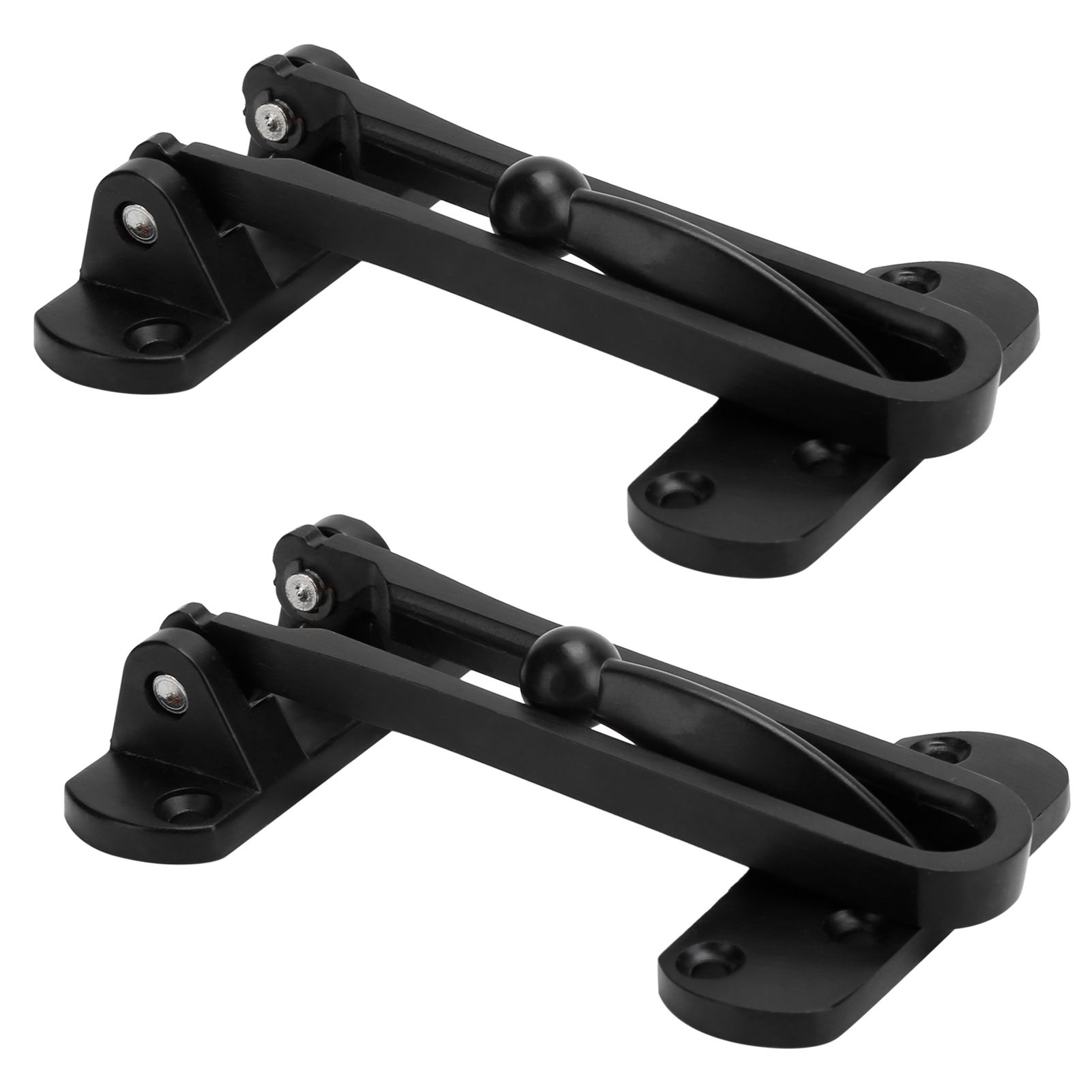 2Set Aluminum Alloy Antitheft Door Buckle Safety Chain Atype Bolt Anti Lock view 5