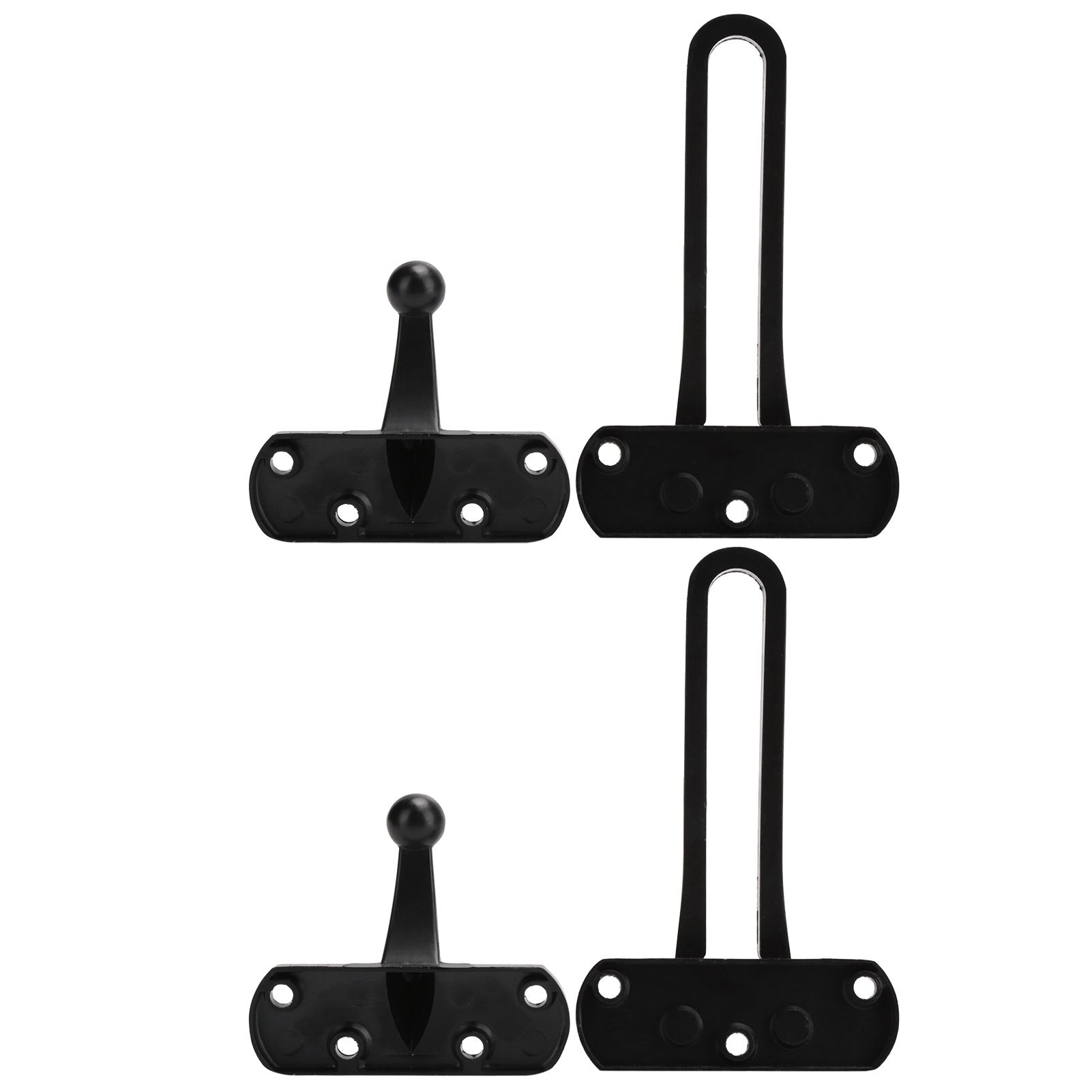 2Set Aluminum Alloy Antitheft Door Buckle Safety Chain Atype Bolt Anti Lock view 7
