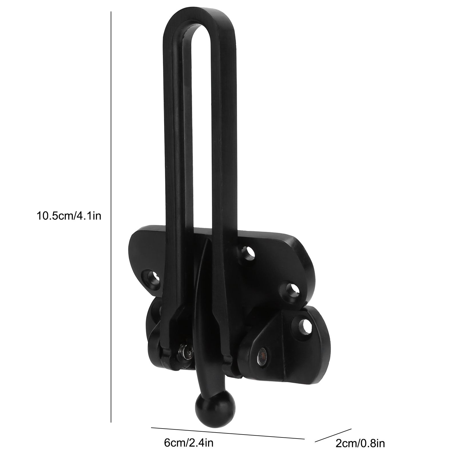 2Set Aluminum Alloy Antitheft Door Buckle Safety Chain Atype Bolt Anti Lock view 12