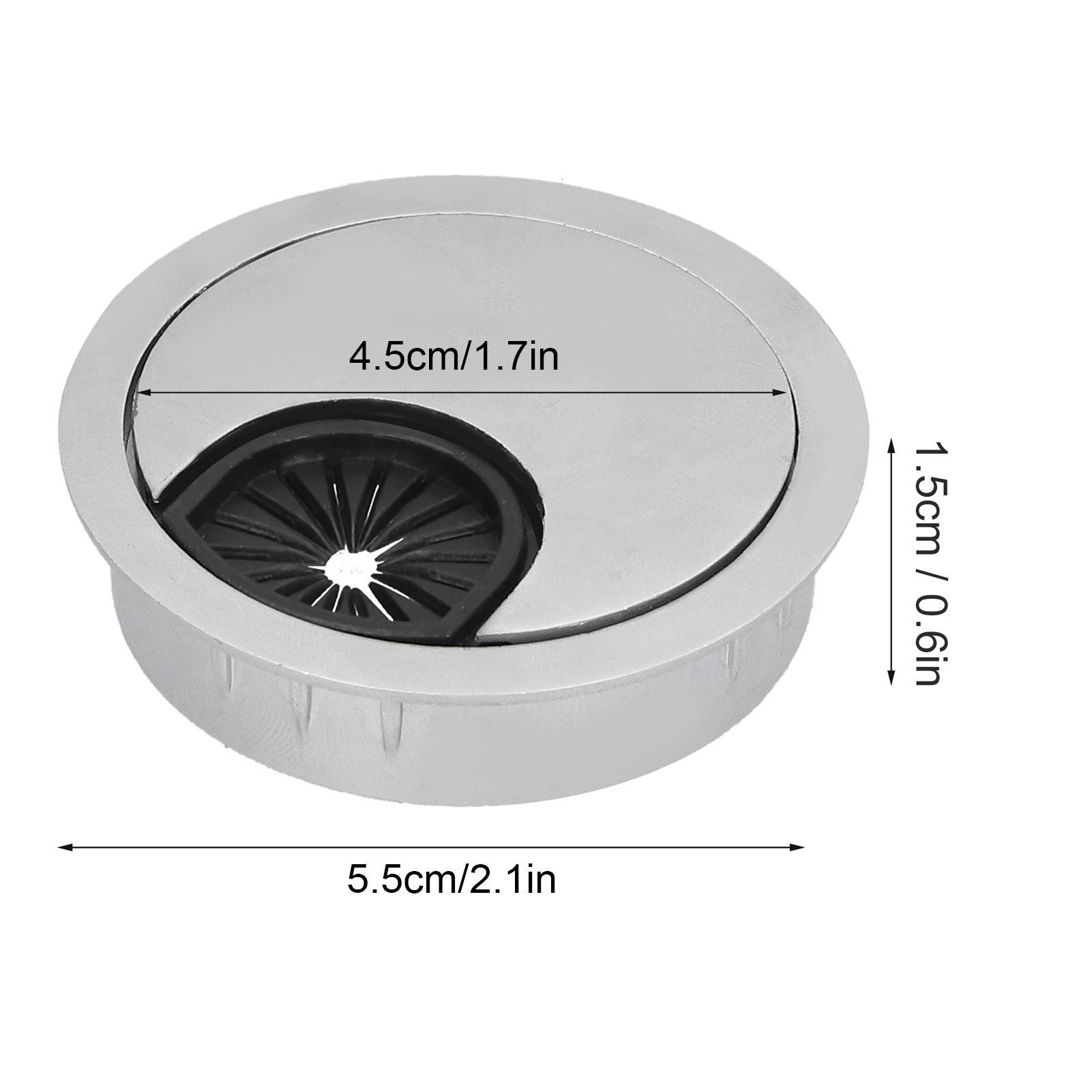 4 Set Desk Cable Wire Grommet PC Computer Desk Cord Grommet Cable Hole Cover view 11