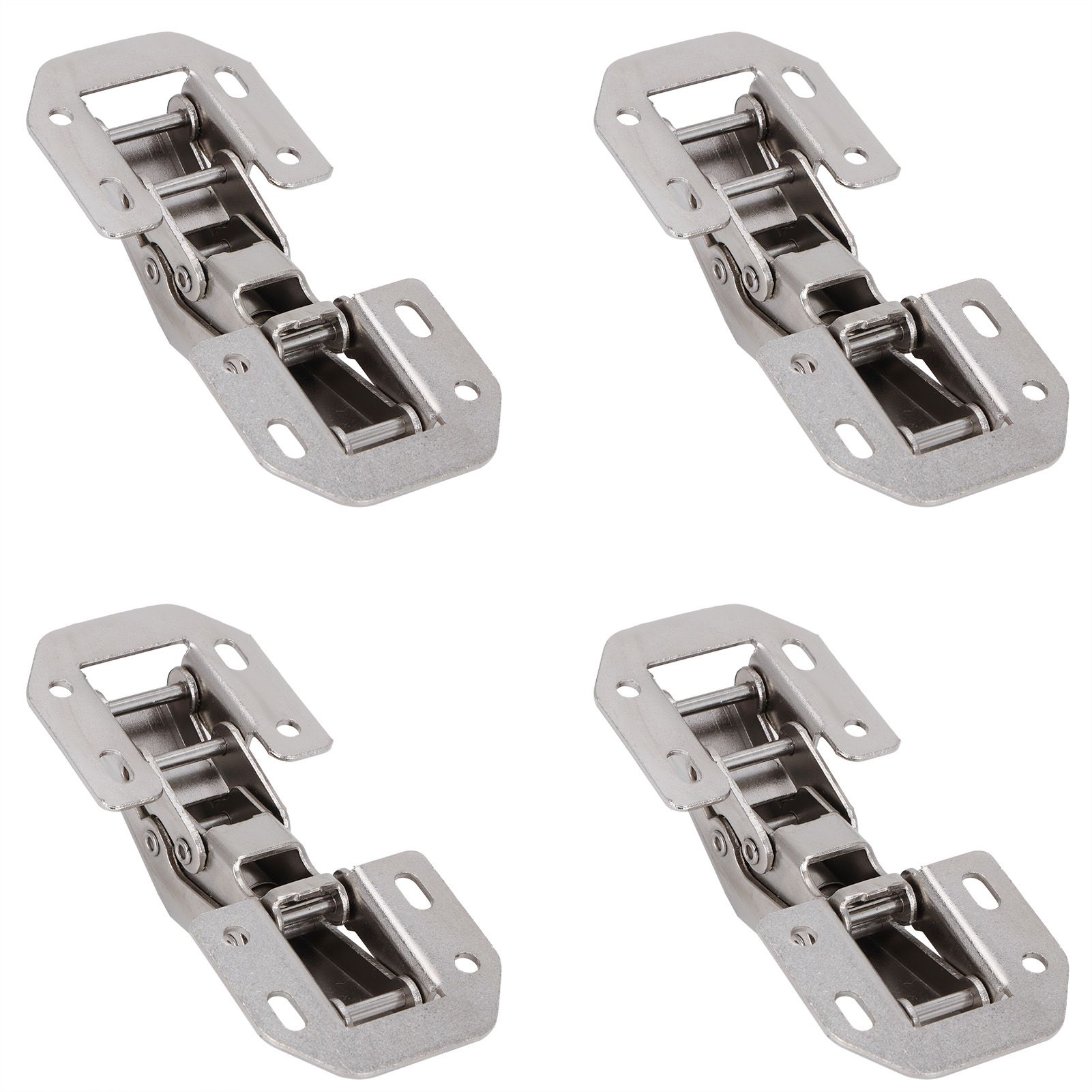 4Set Cabinet Hinges Bridge Shaped Door Hinge Kit for Cupboard Closet Wardrobe view 4