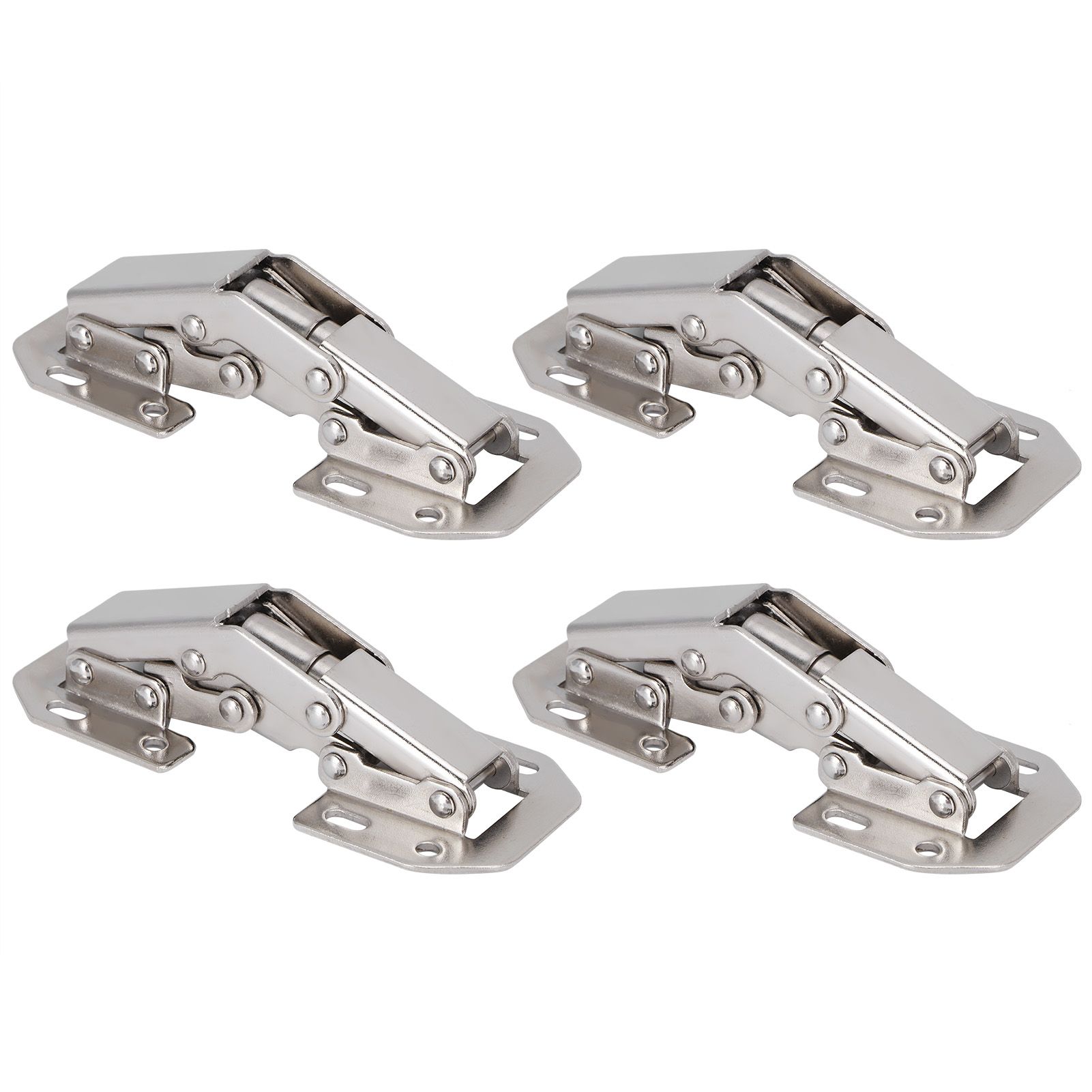 4Set Cabinet Hinges Bridge Shaped Door Hinge Kit for Cupboard Closet Wardrobe view 5