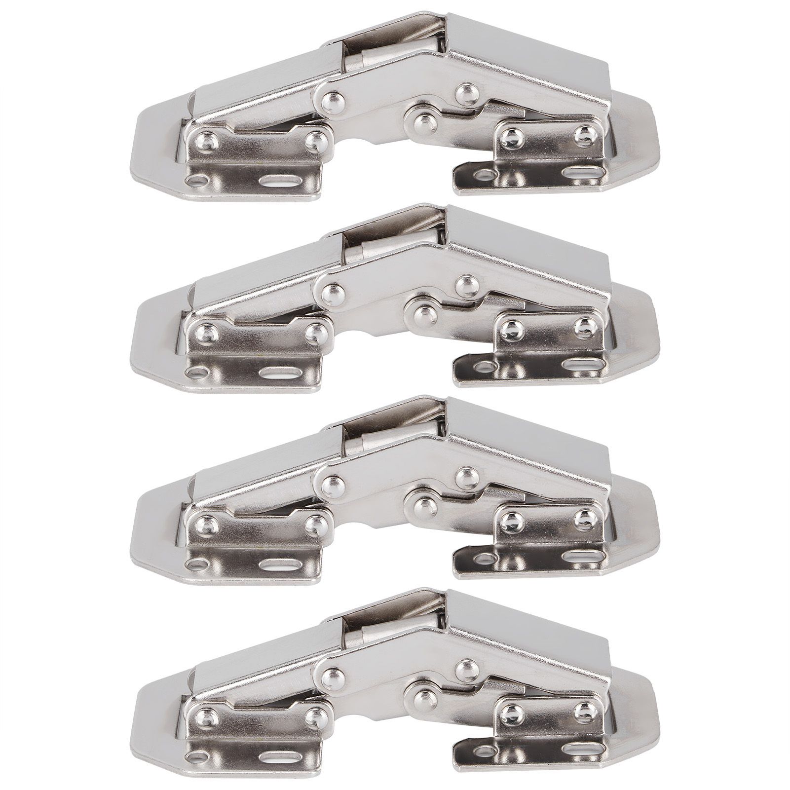 4Set Cabinet Hinges Bridge Shaped Door Hinge Kit for Cupboard Closet Wardrobe view 7