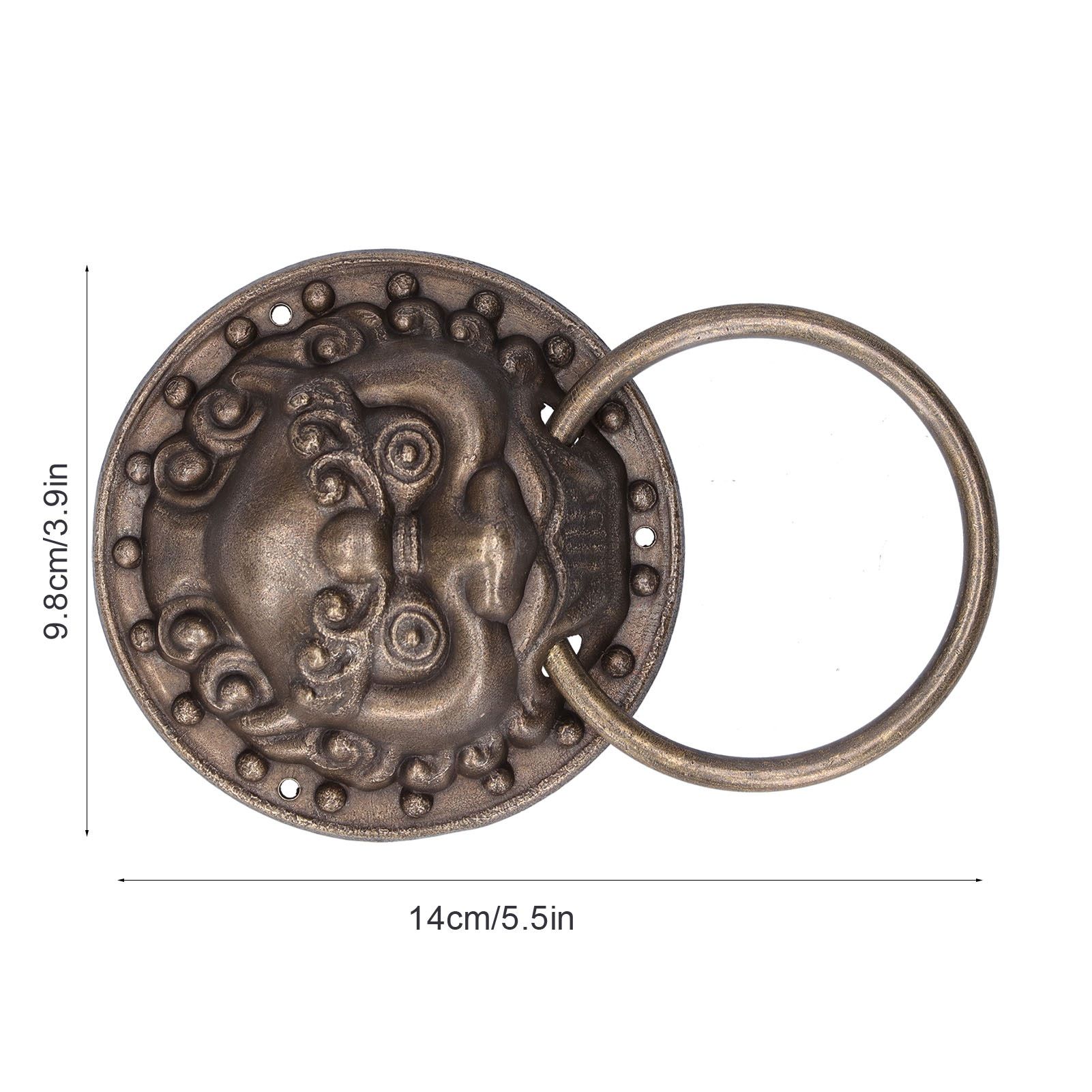Antique Door Knockers Lion Head Brass Door Pull Retro Door Handle Home Decoration view 12
