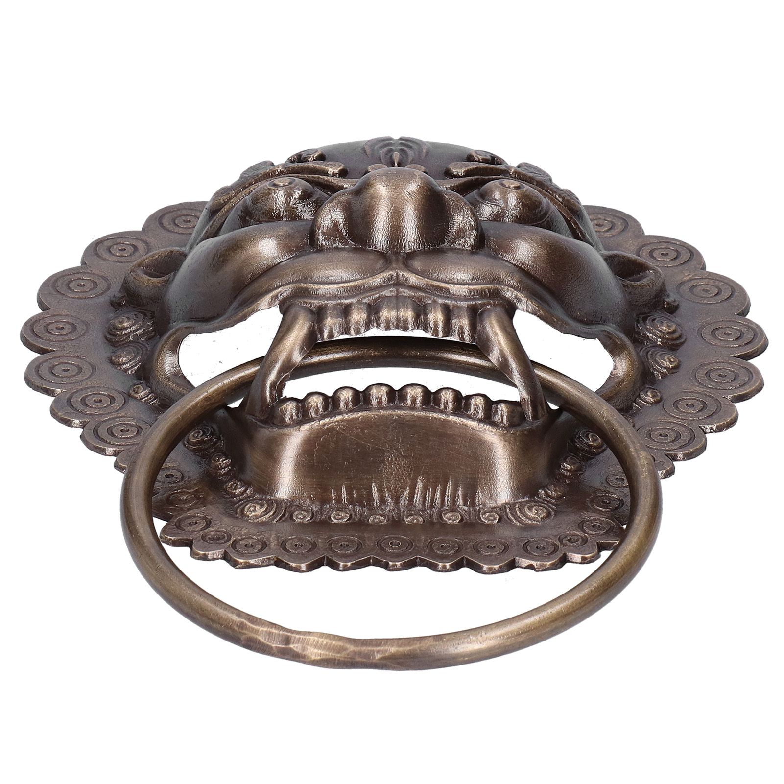 Chinese Style Door Knocker Antique Animal Head Door Ring Wooden Door Pull Ring view 5