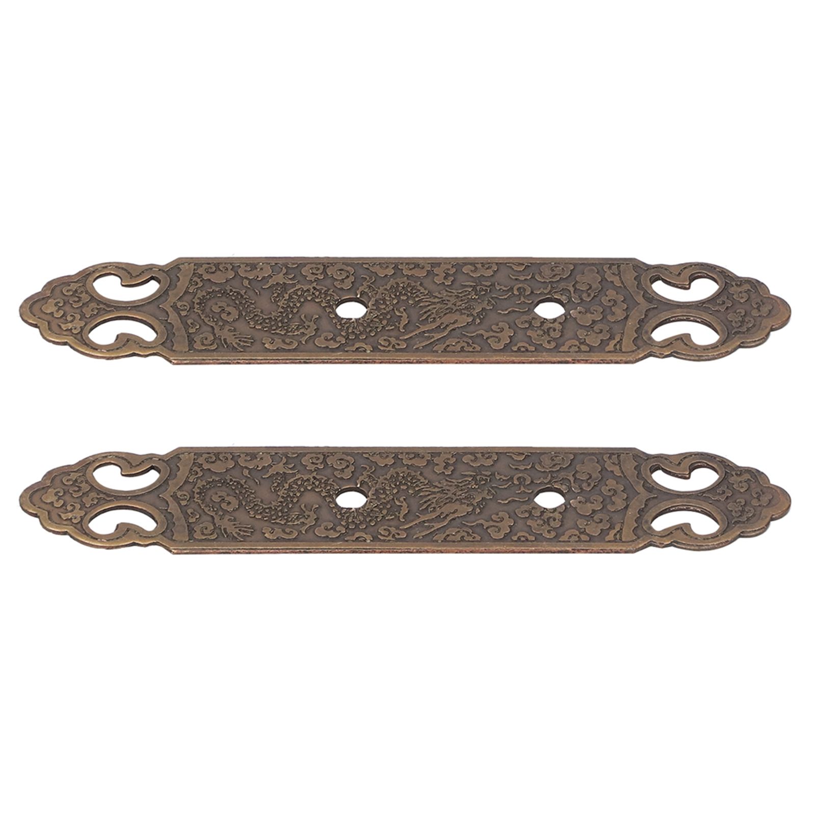 Door Handle Antique Brass Exquisite Pattern Straight Bar Handle Accessories view 12