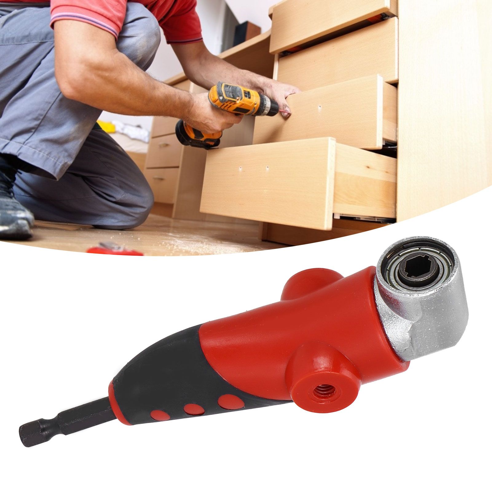 1/4in Hex Shank Screwdriver 105 Degrees Angle Driver Drill Bit Set Power view 10